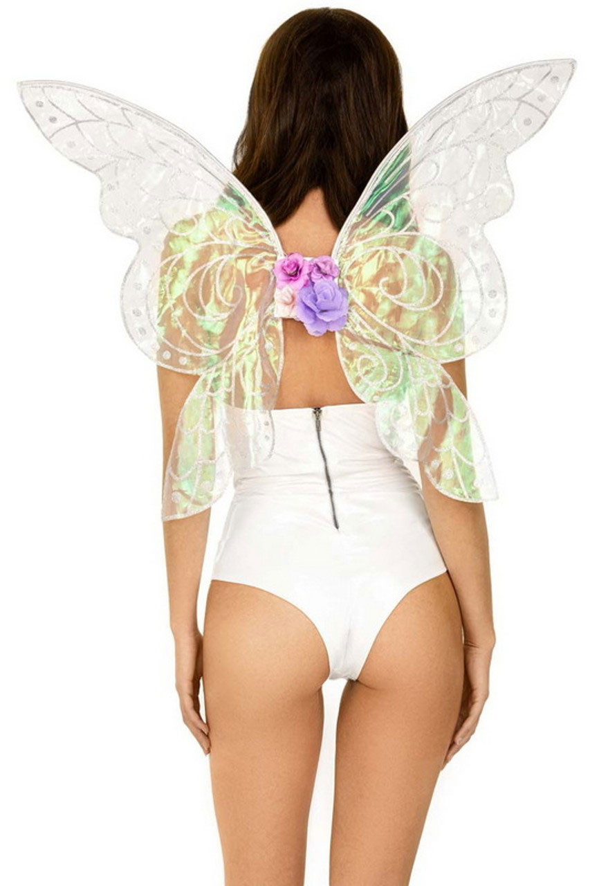 iridescent glitter fairy wings one size multicolor 