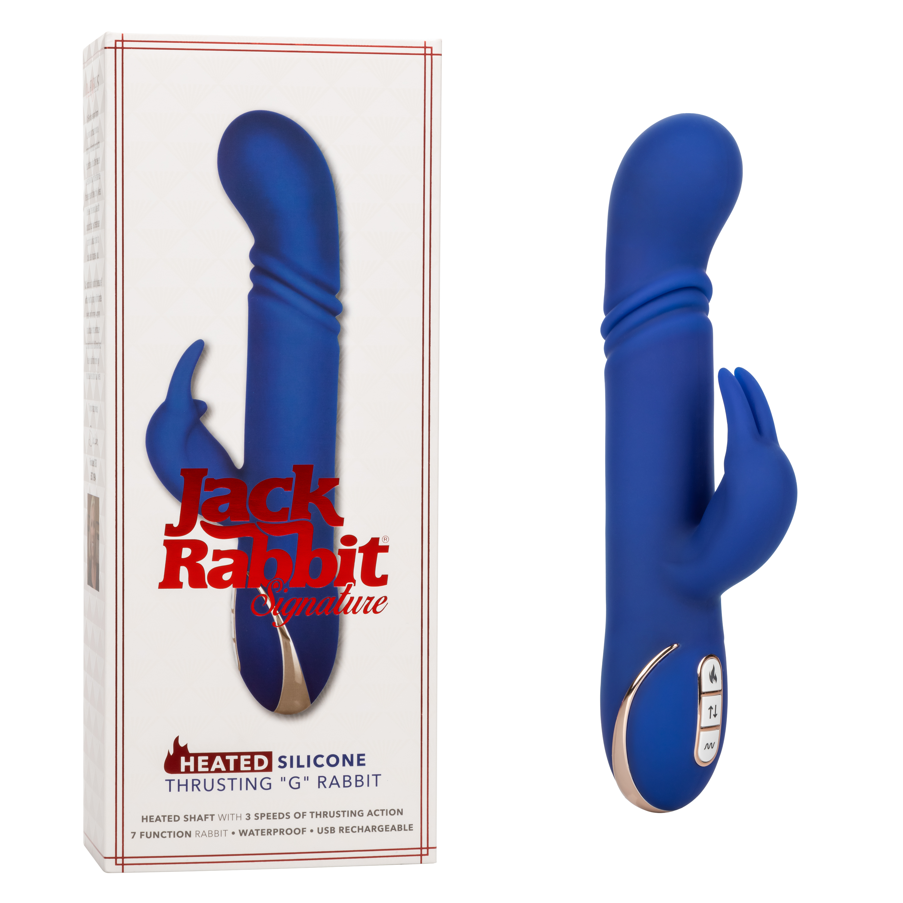 jack rabbit signature heated silicone thrusting g rabbit 