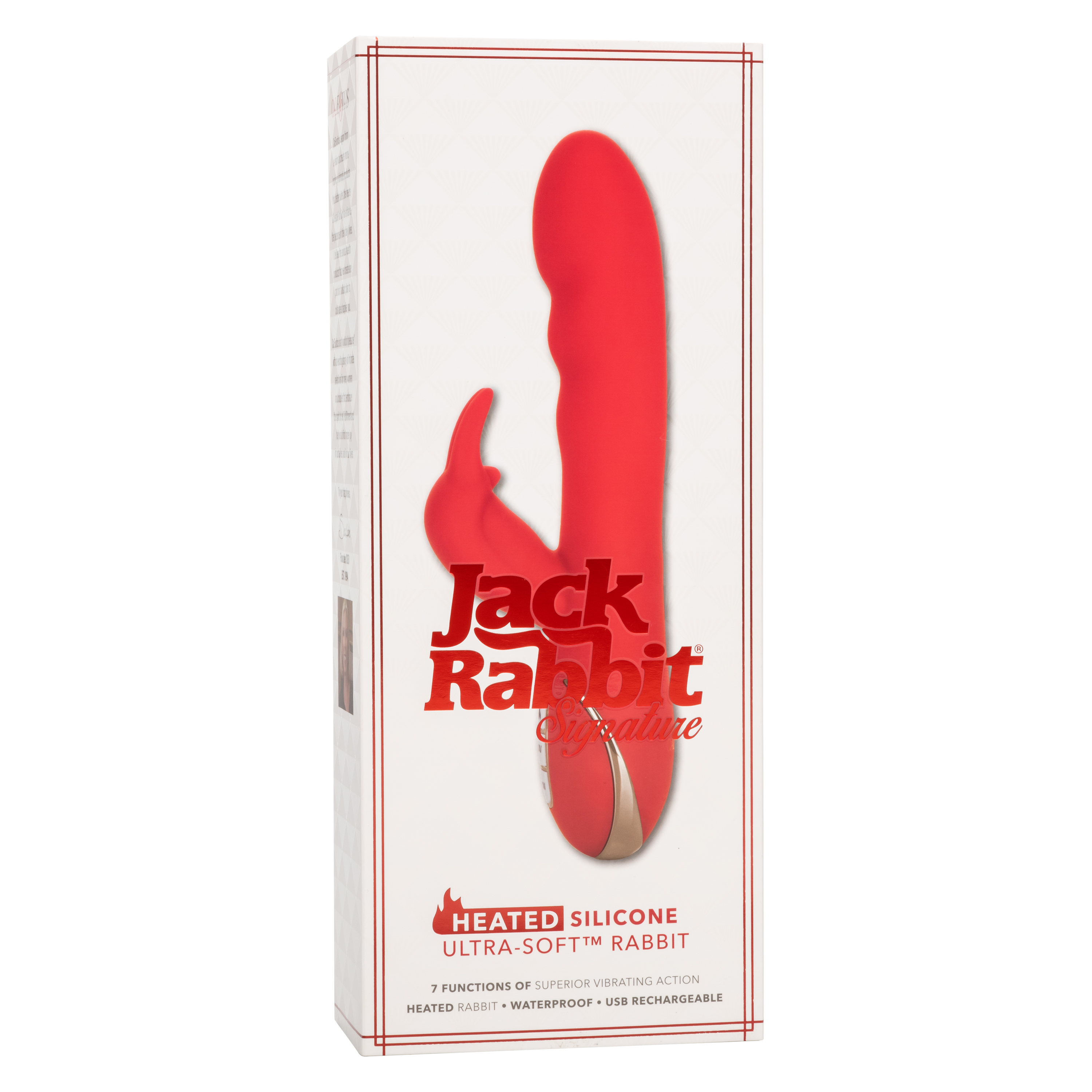 jack rabbit signature heated silicone ultra soft®  rabbit 