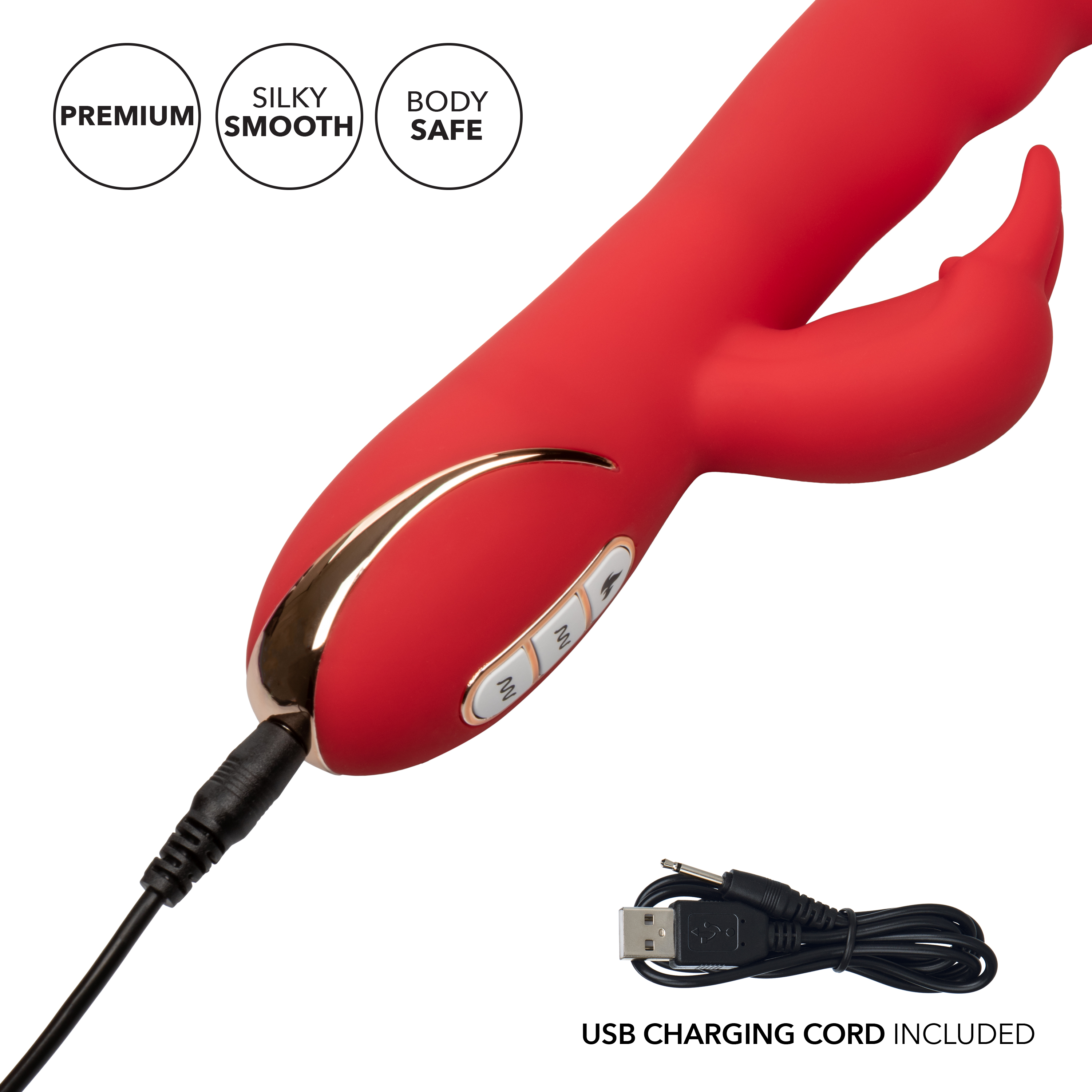 jack rabbit signature heated silicone ultra soft®  rabbit 