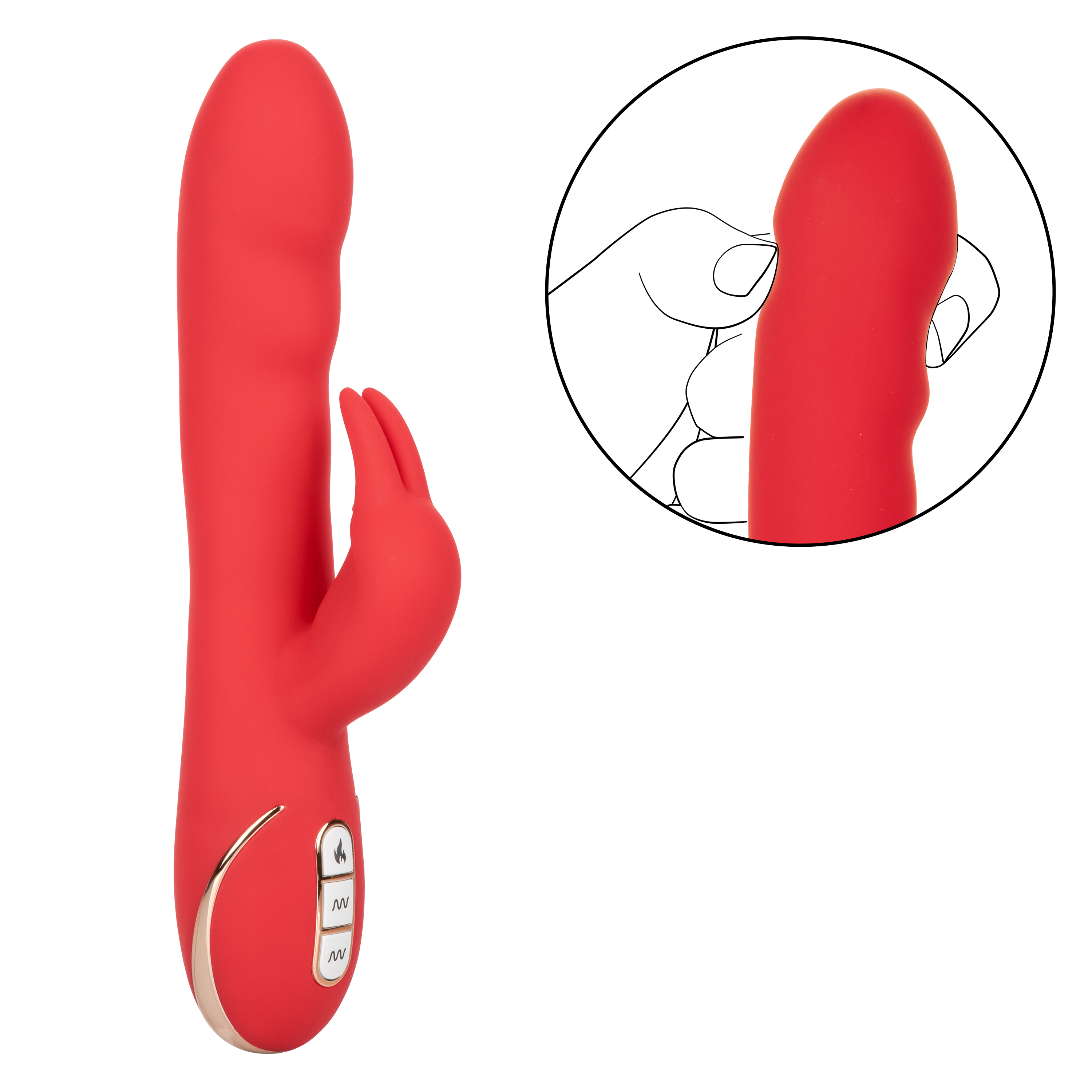 jack rabbit signature heated silicone ultra soft®  rabbit 