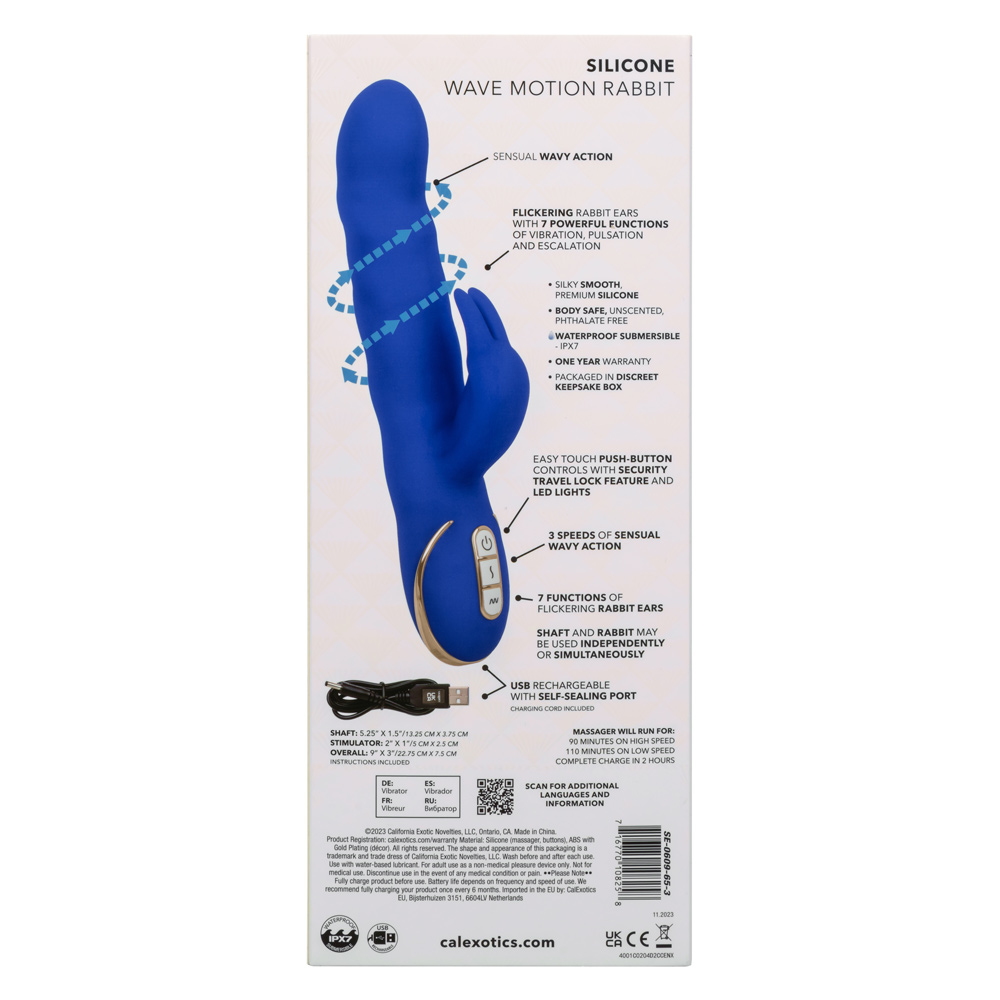 jack rabbit signature silicone wave motion rabbit  blue 