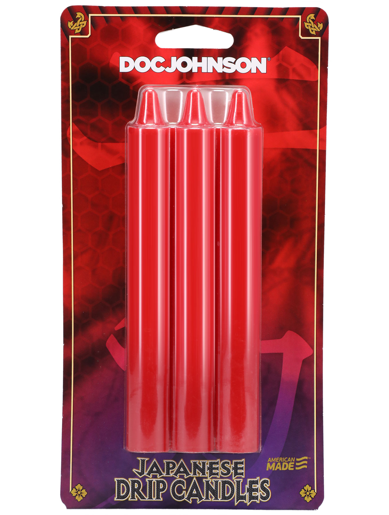 japanese drip candles  pack red 