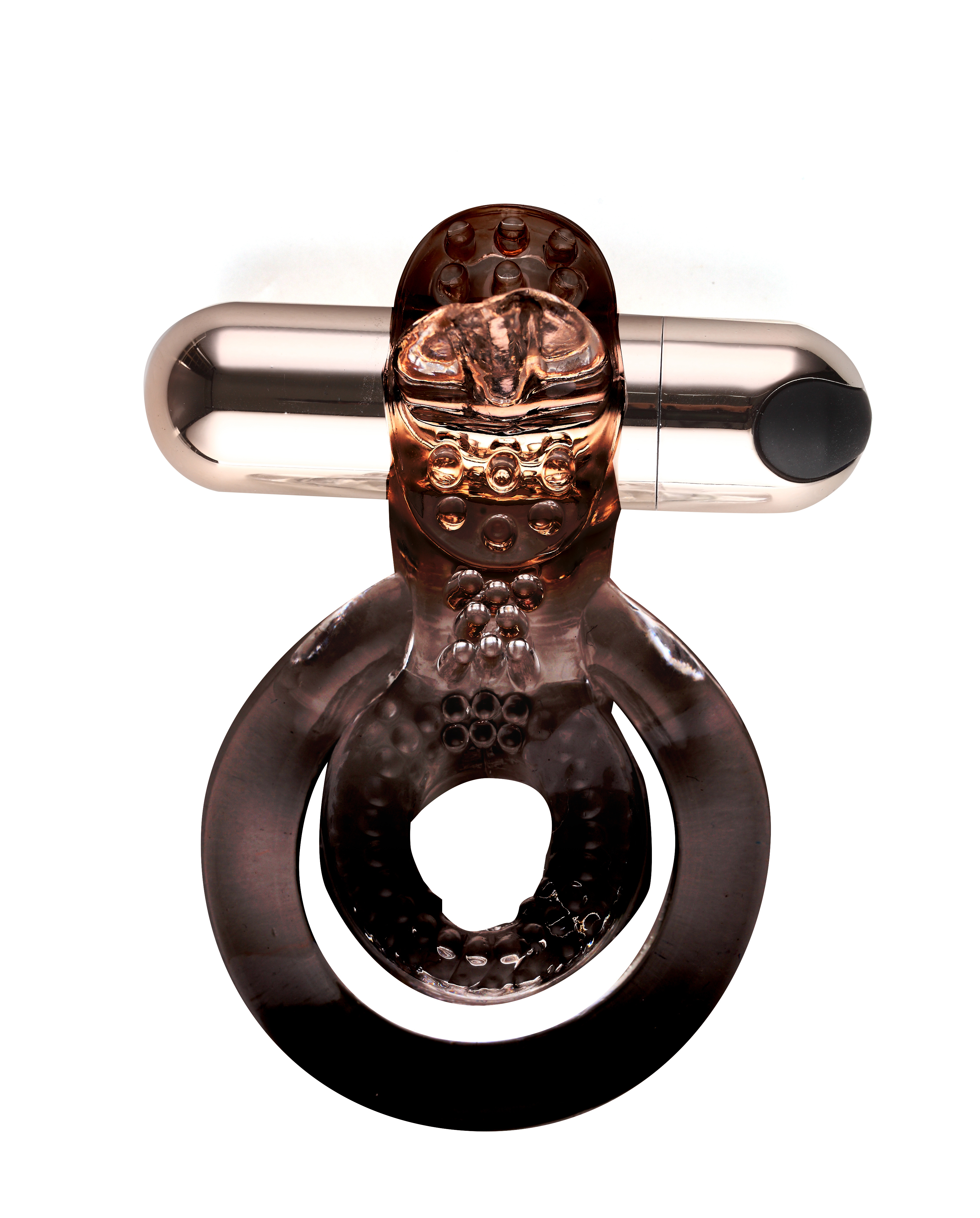 jayden vibrating erection enhancer ring rose  gold 