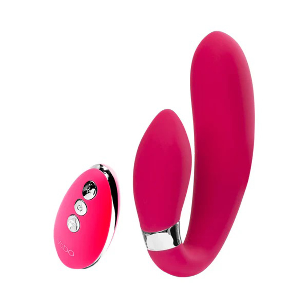 jeni c shaped dual motor vibe with remote pink 