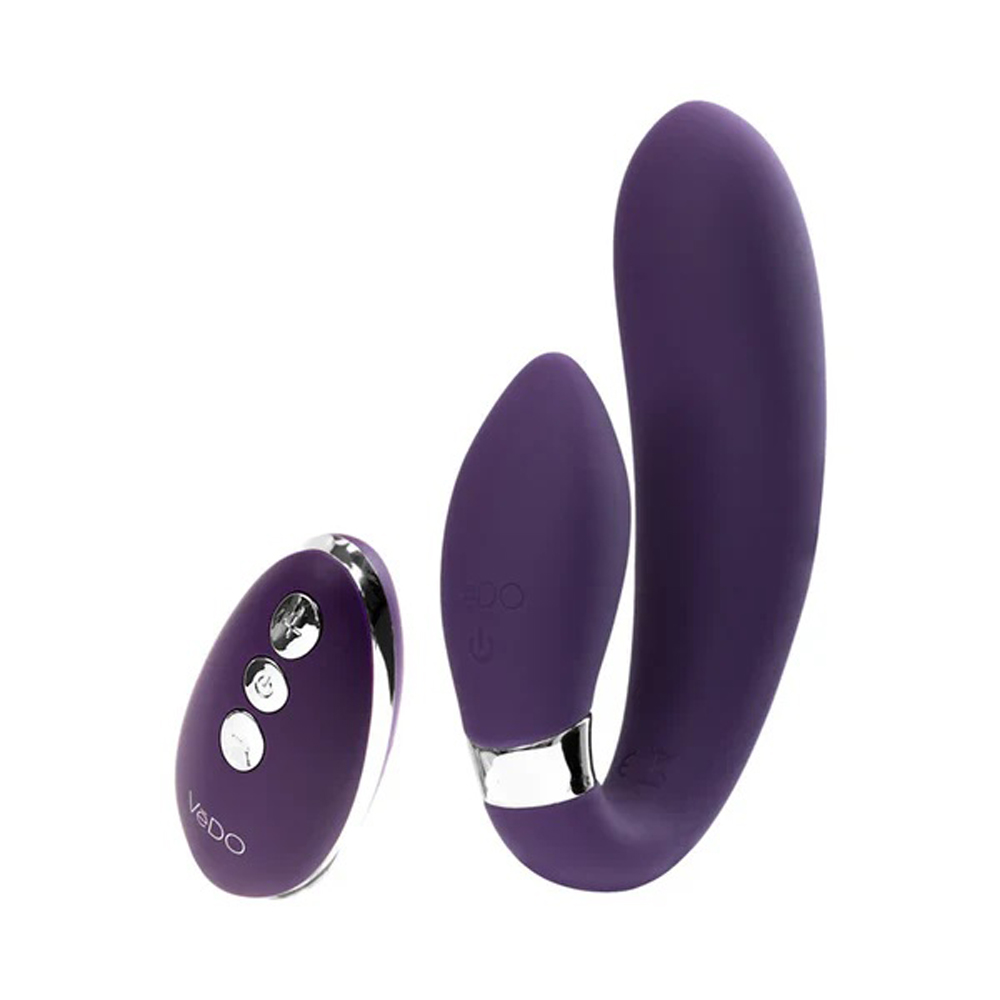 jeni c shaped dual motor vibe with remote purple 