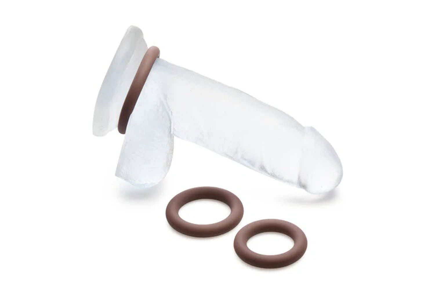 jock silicone cock ring set in dark 