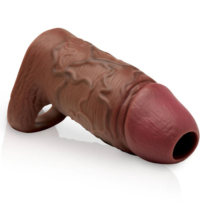 jock silicone penis extension sleeve dark 