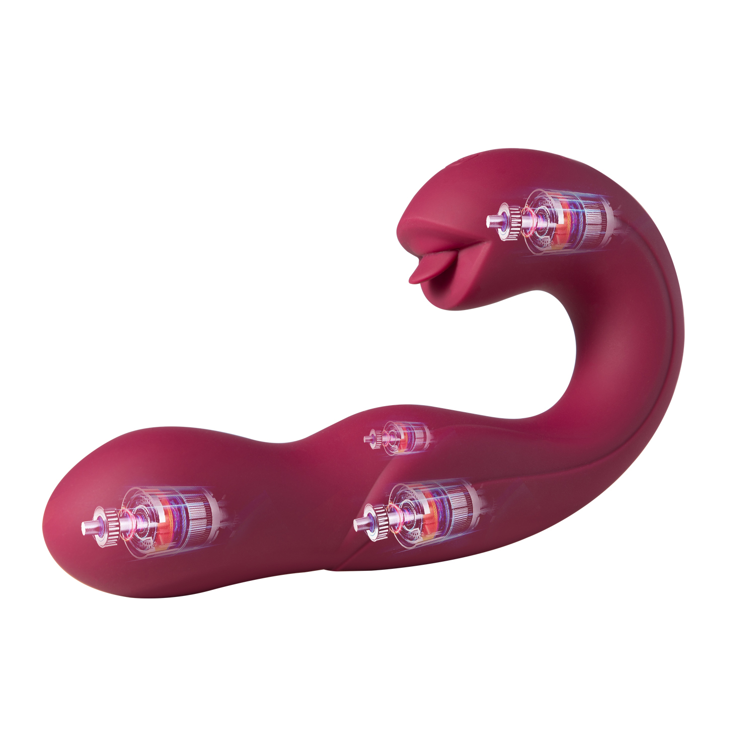 joi pro remote control g spot and clit  stimulator maroon 