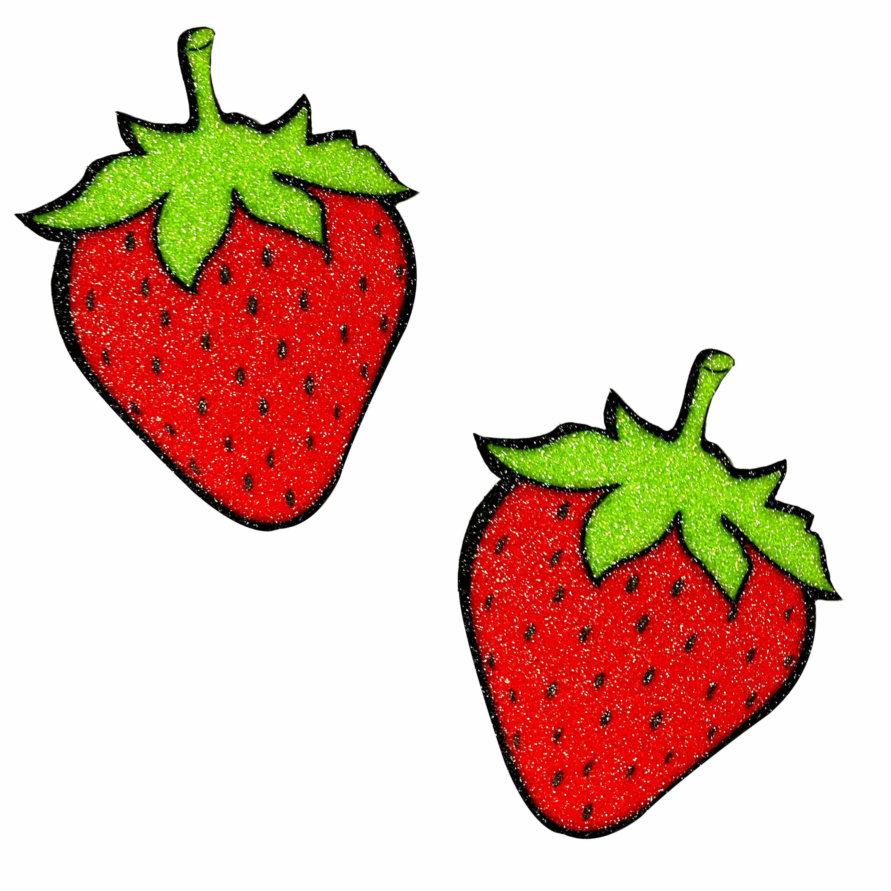 juicy strawberry glitter nipple cover pasties 