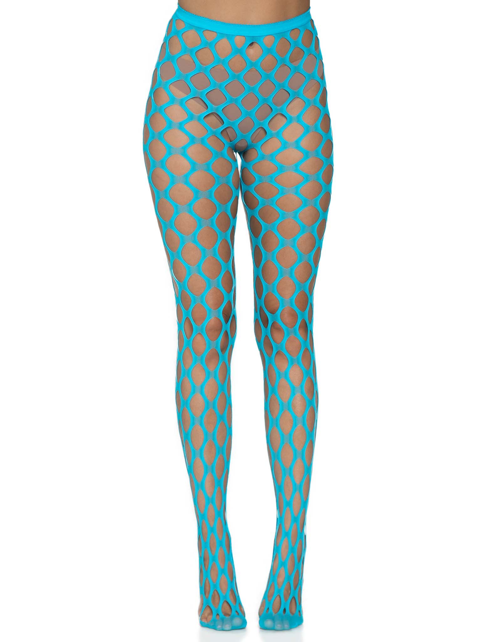 jumbo pothole net tights neon blue one size .png