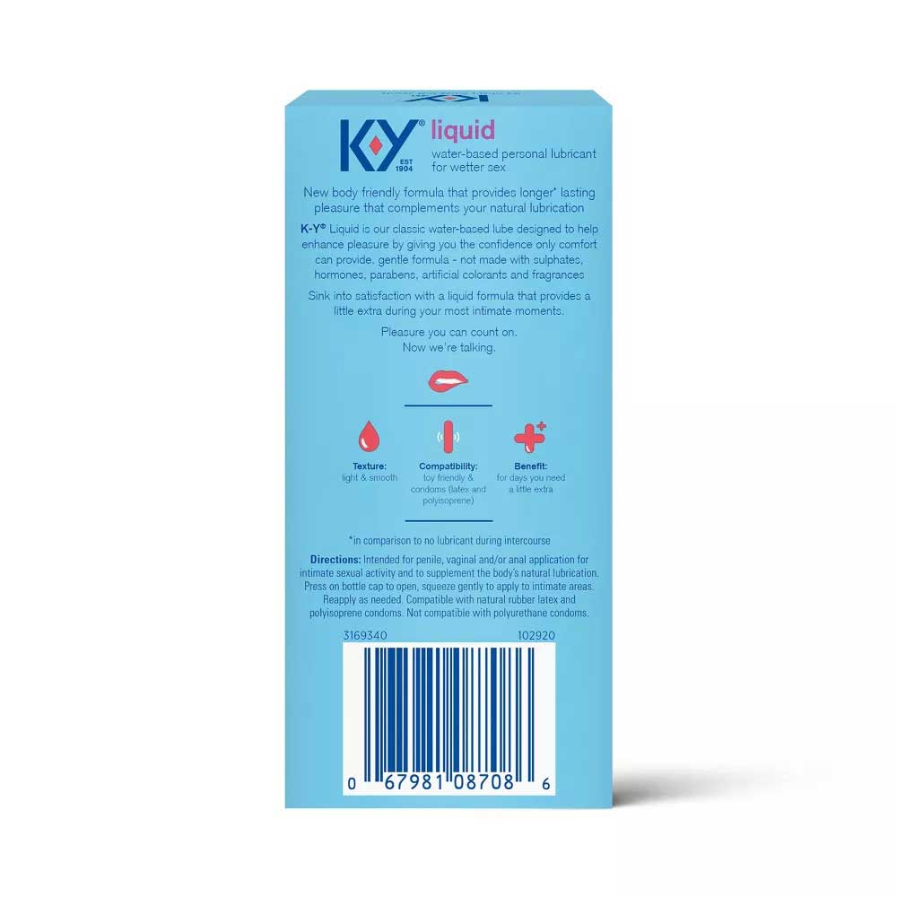 k y liquid  oz bottle 