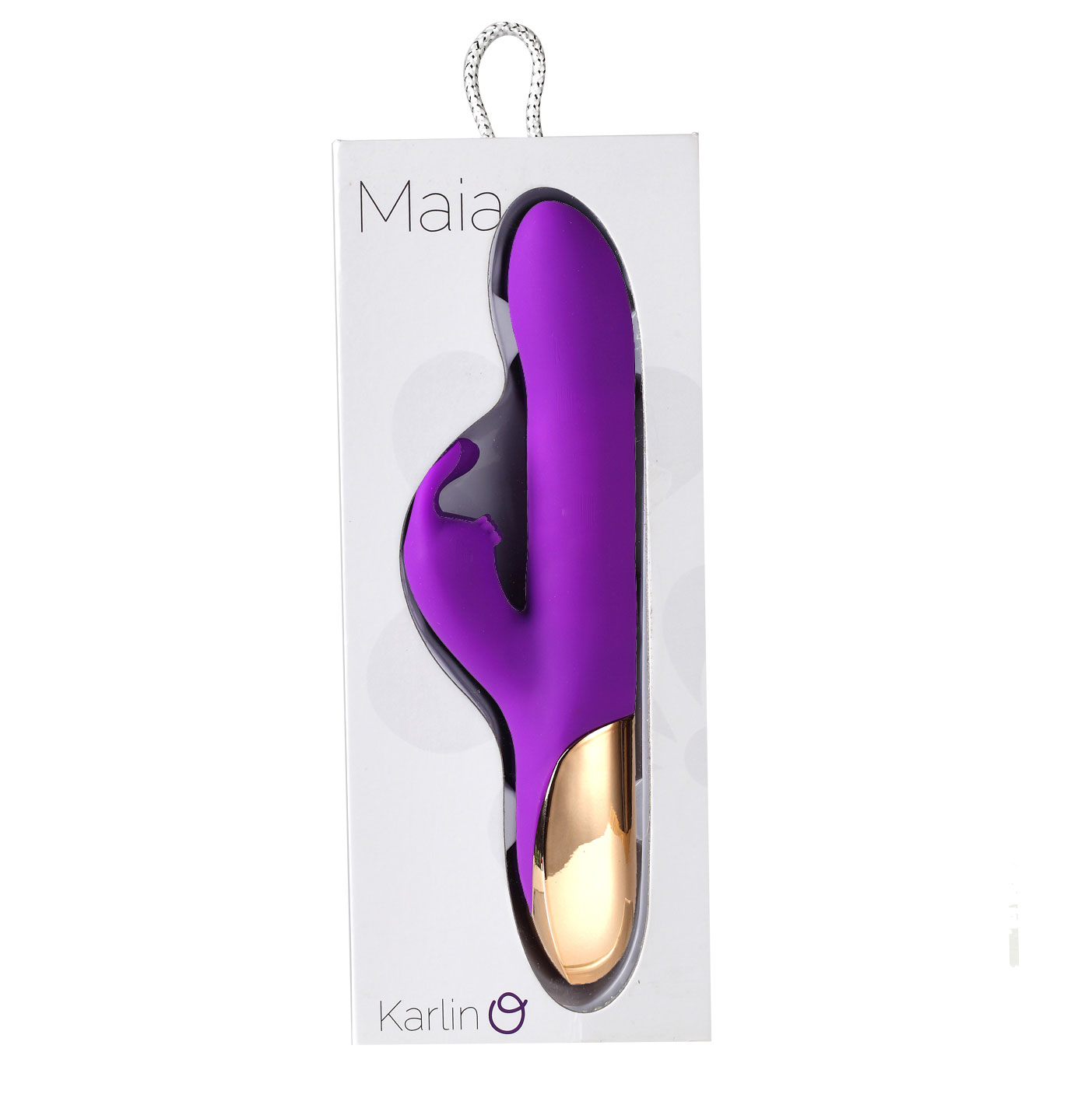 karlin usb rechargeable  function rabbit vibrator purple 