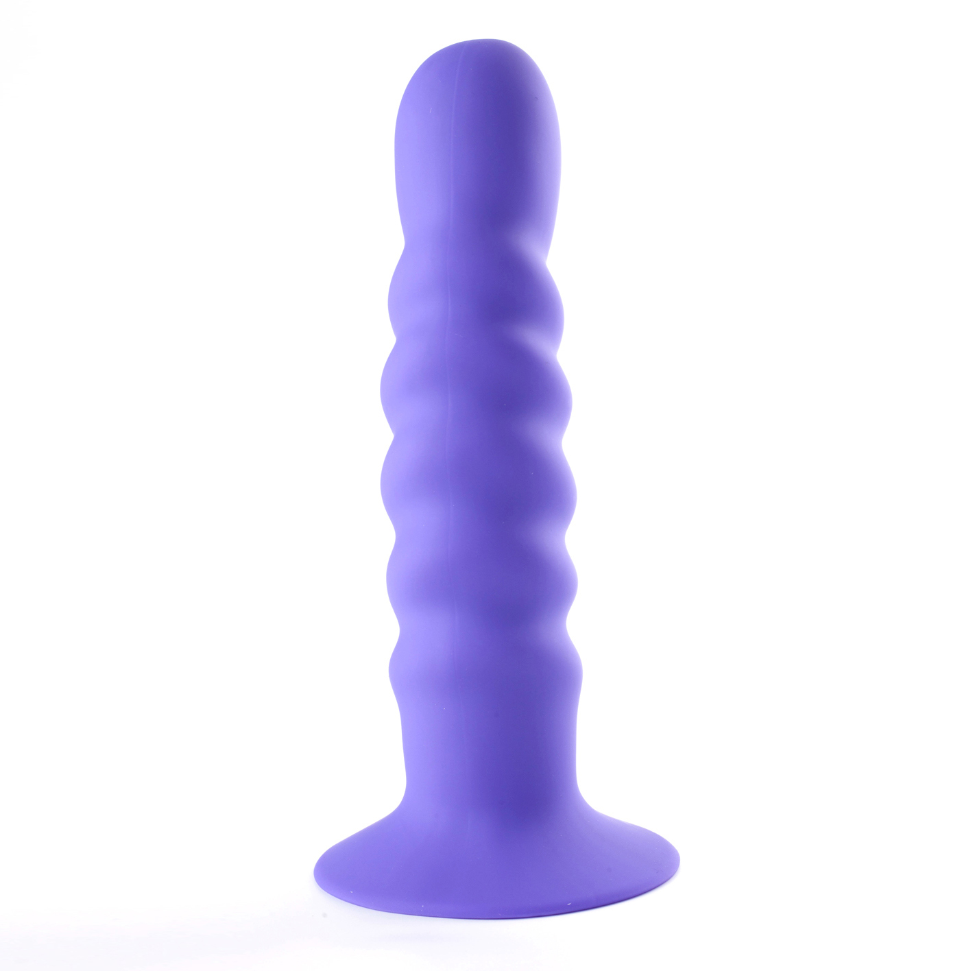 kendall silicone dong swirled satin finish neon  purple 