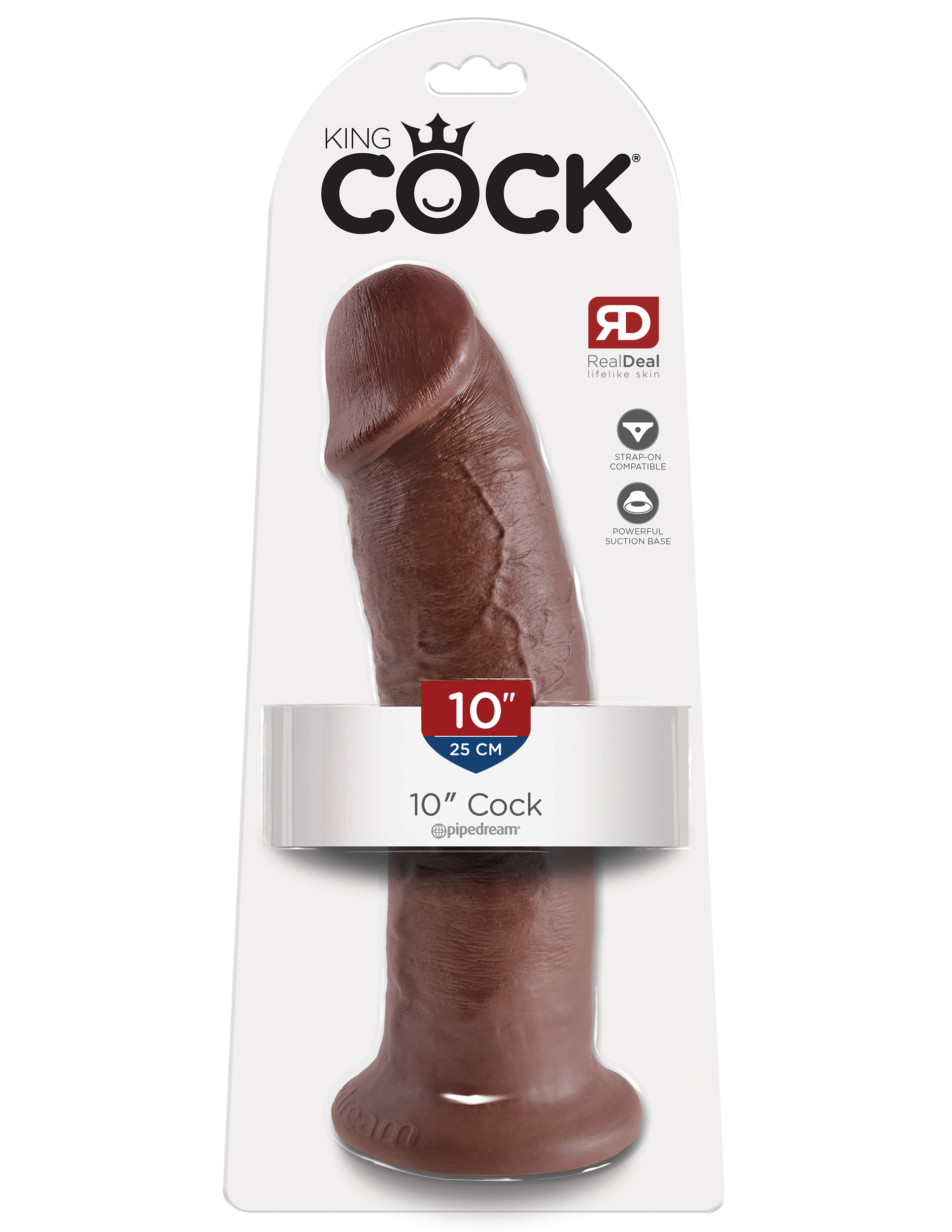 king cock  inch cock brown 