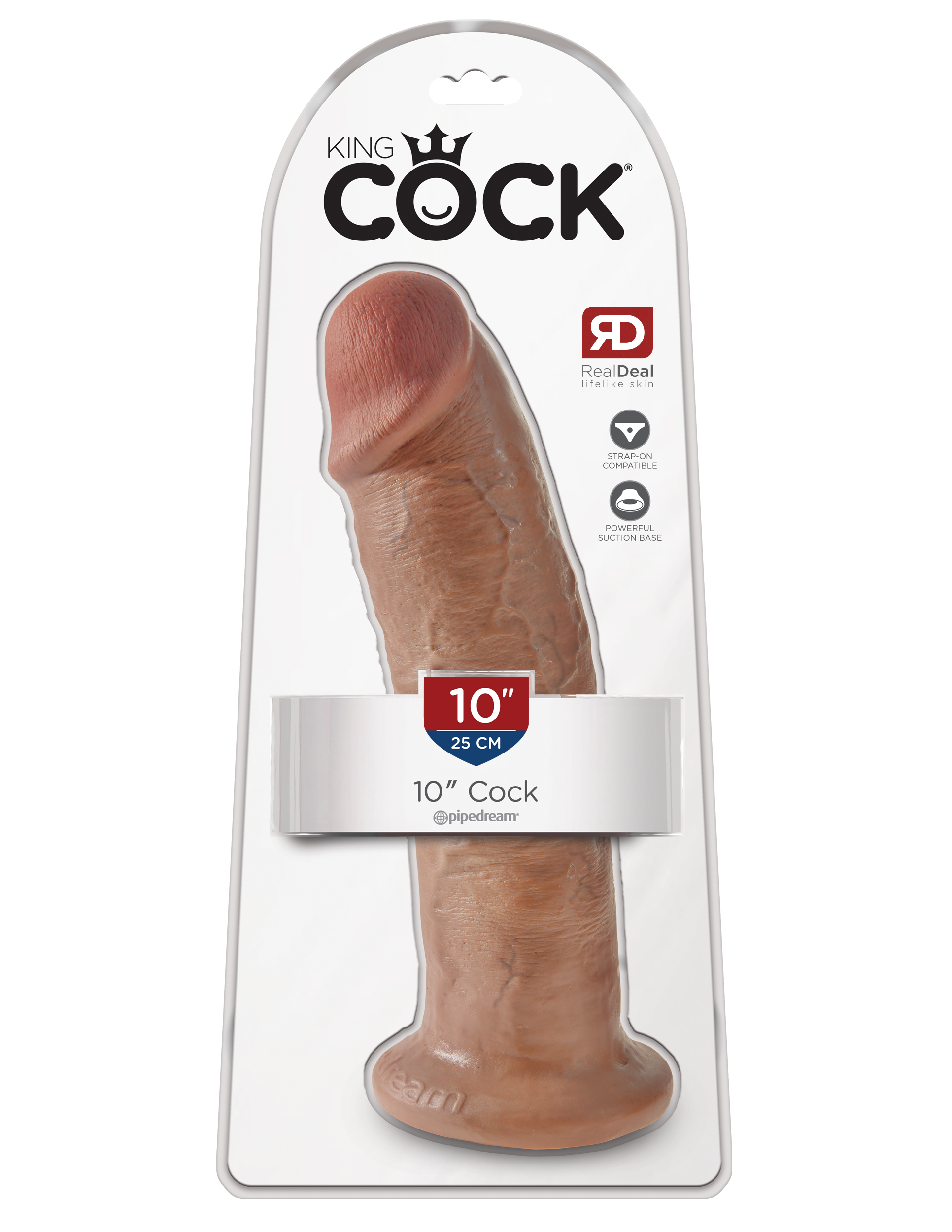 king cock  inch cock tan 