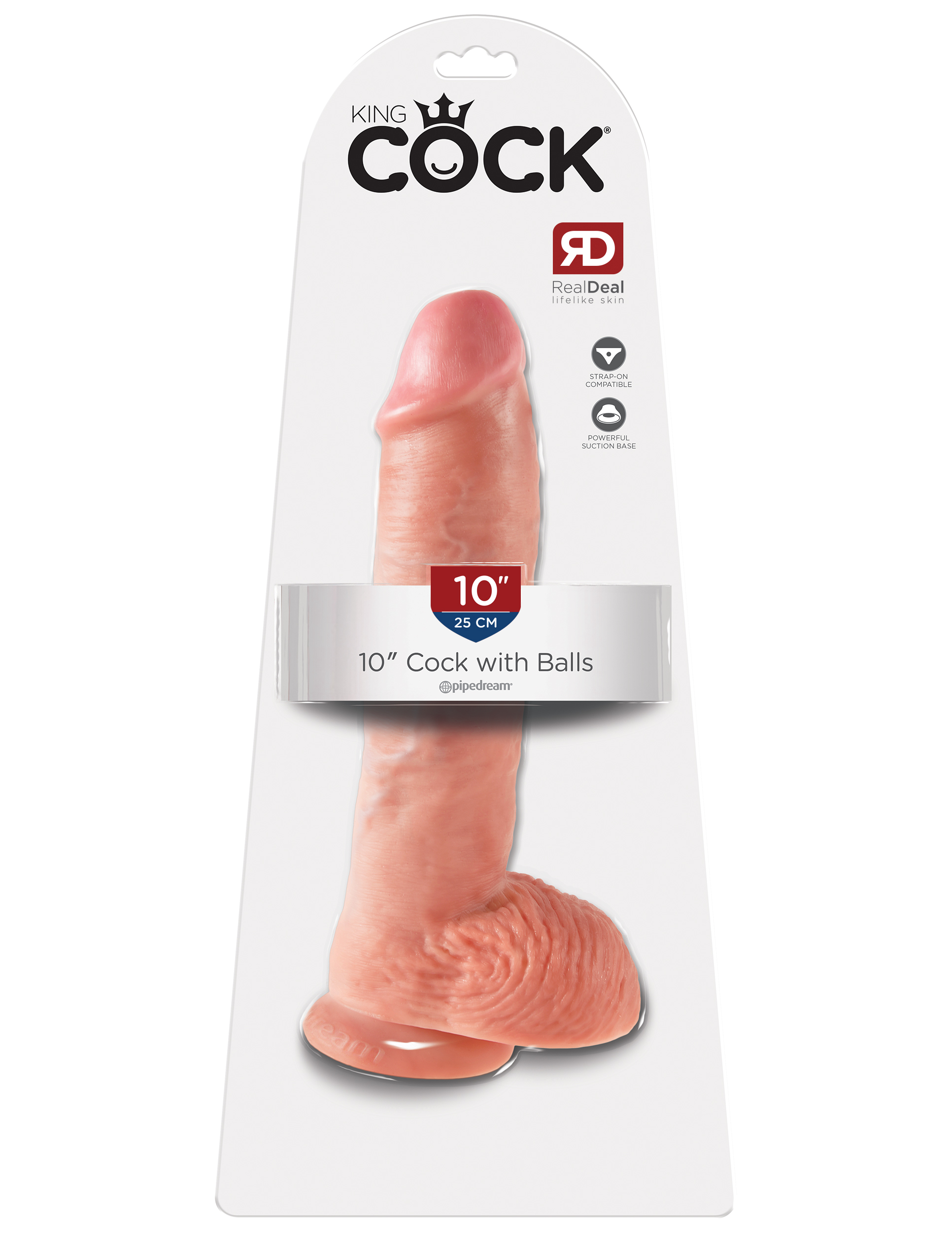 king cock  inch cock with balls flesh 