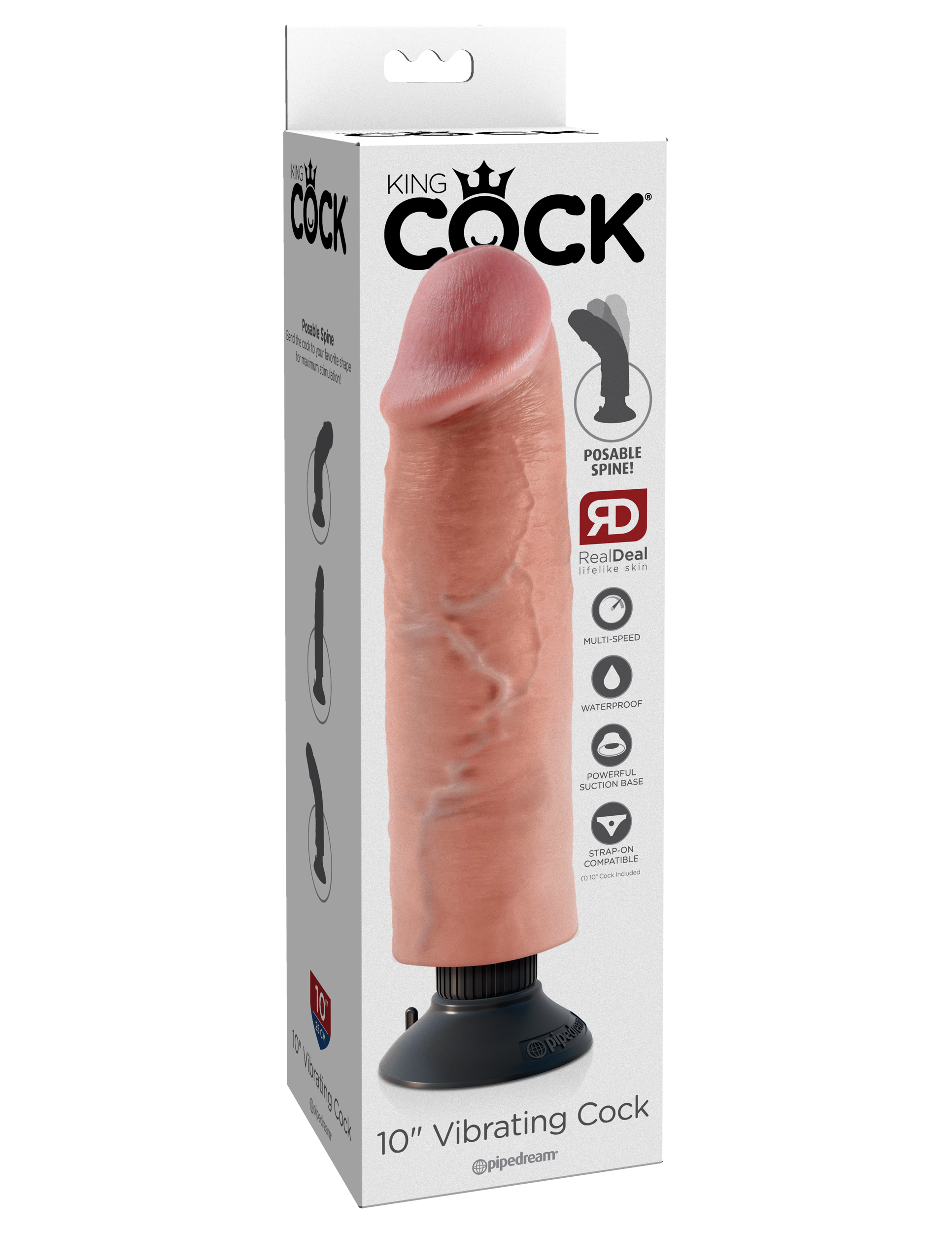 king cock  inch vibrating cock flesh 