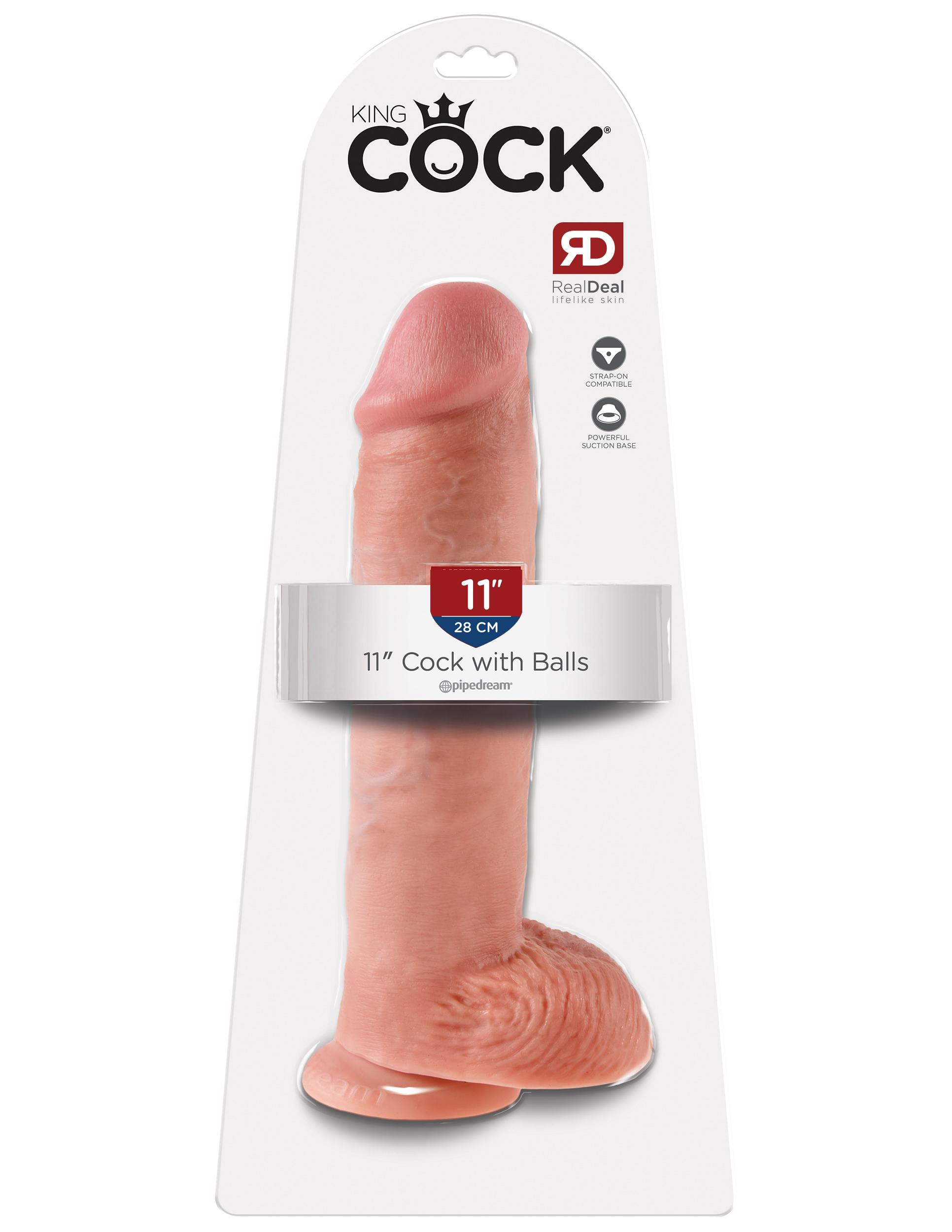 king cock  inch cock with balls flesh 