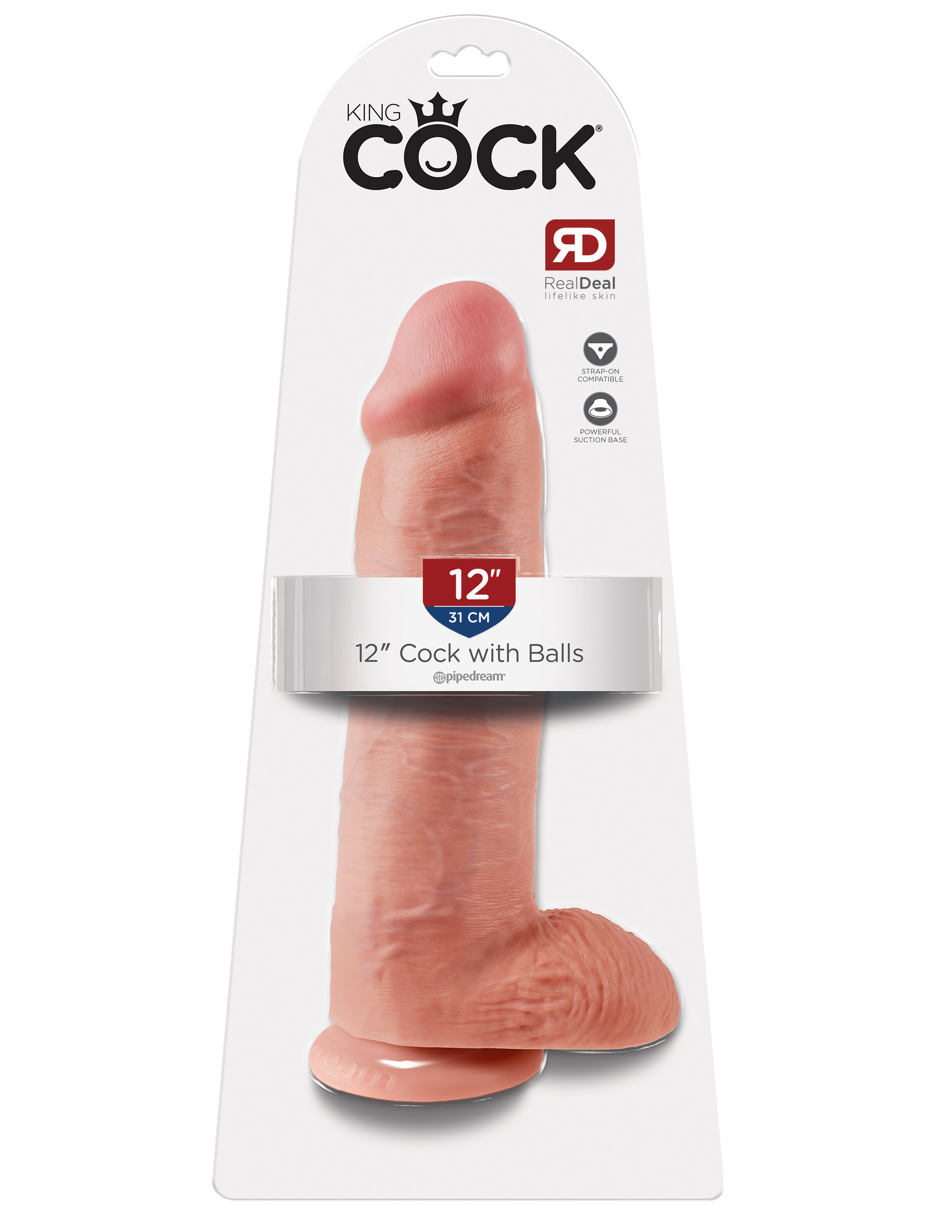 king cock  inch cock with balls flesh 