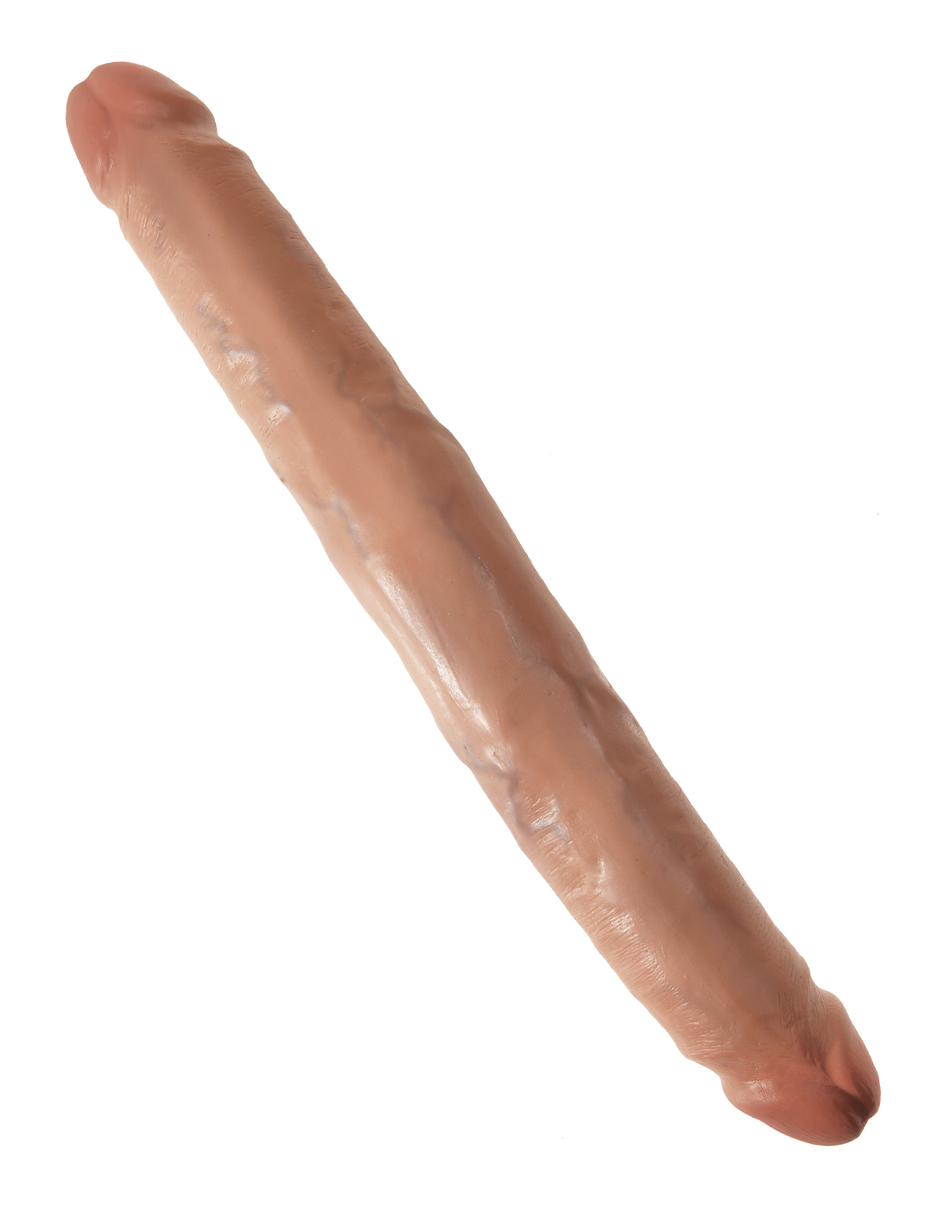 king cock  inch slim double dildo tan 