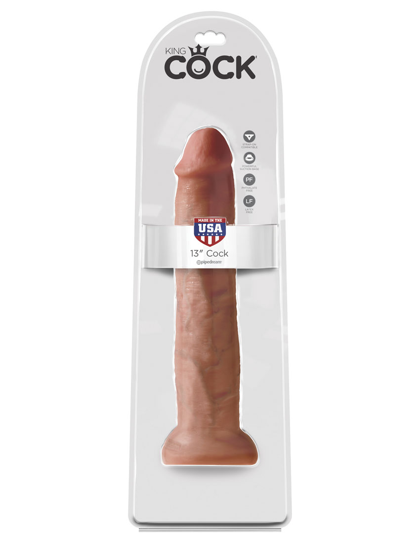 king cock  inch cock tan 