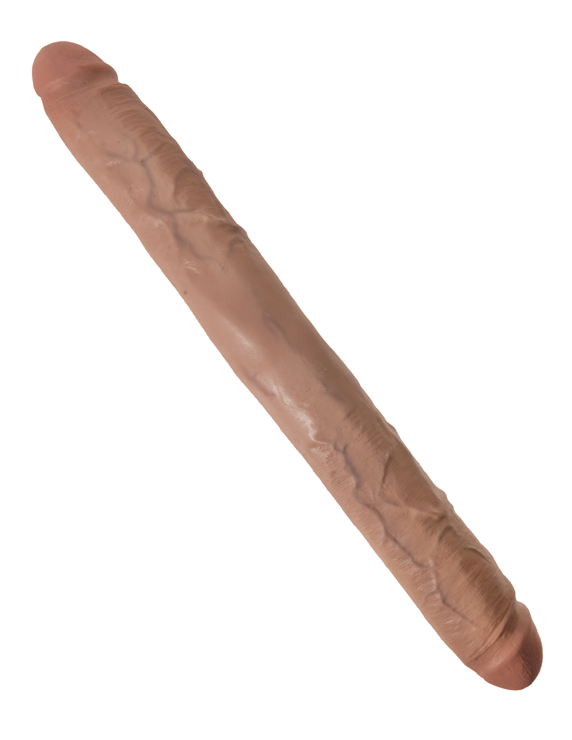 king cock  inch thick double dildo tan 