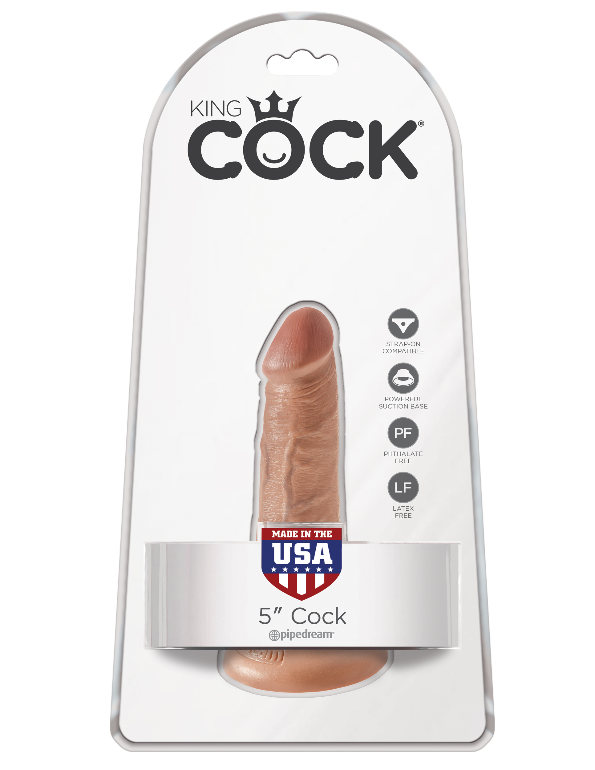 king cock  inch cock tan 