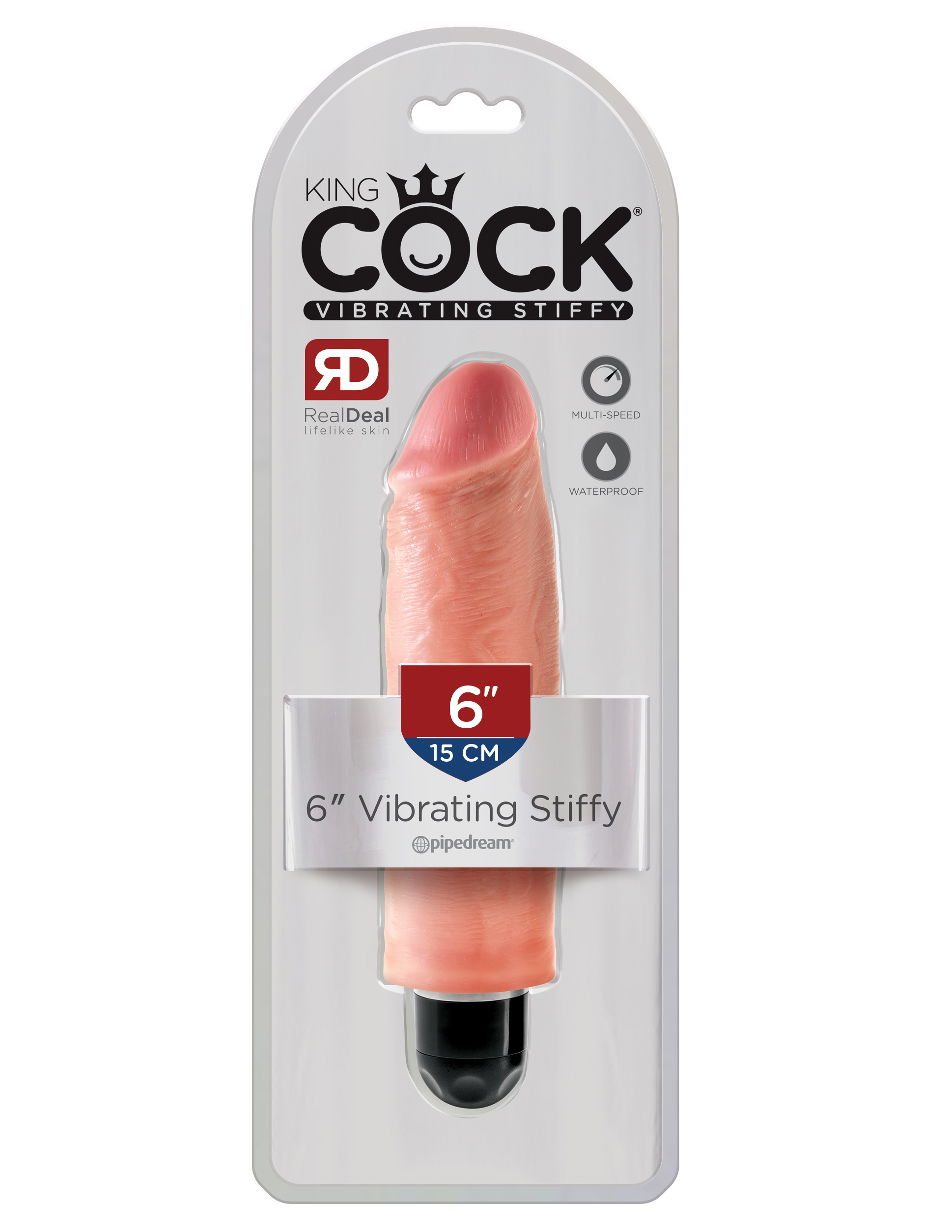 king cock  inch vibrating stiffy light 