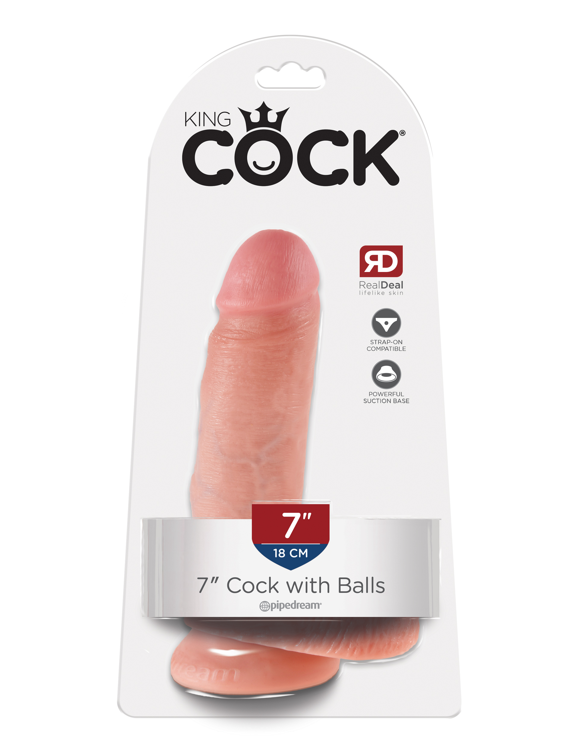 king cock  inch cock with balls flesh 