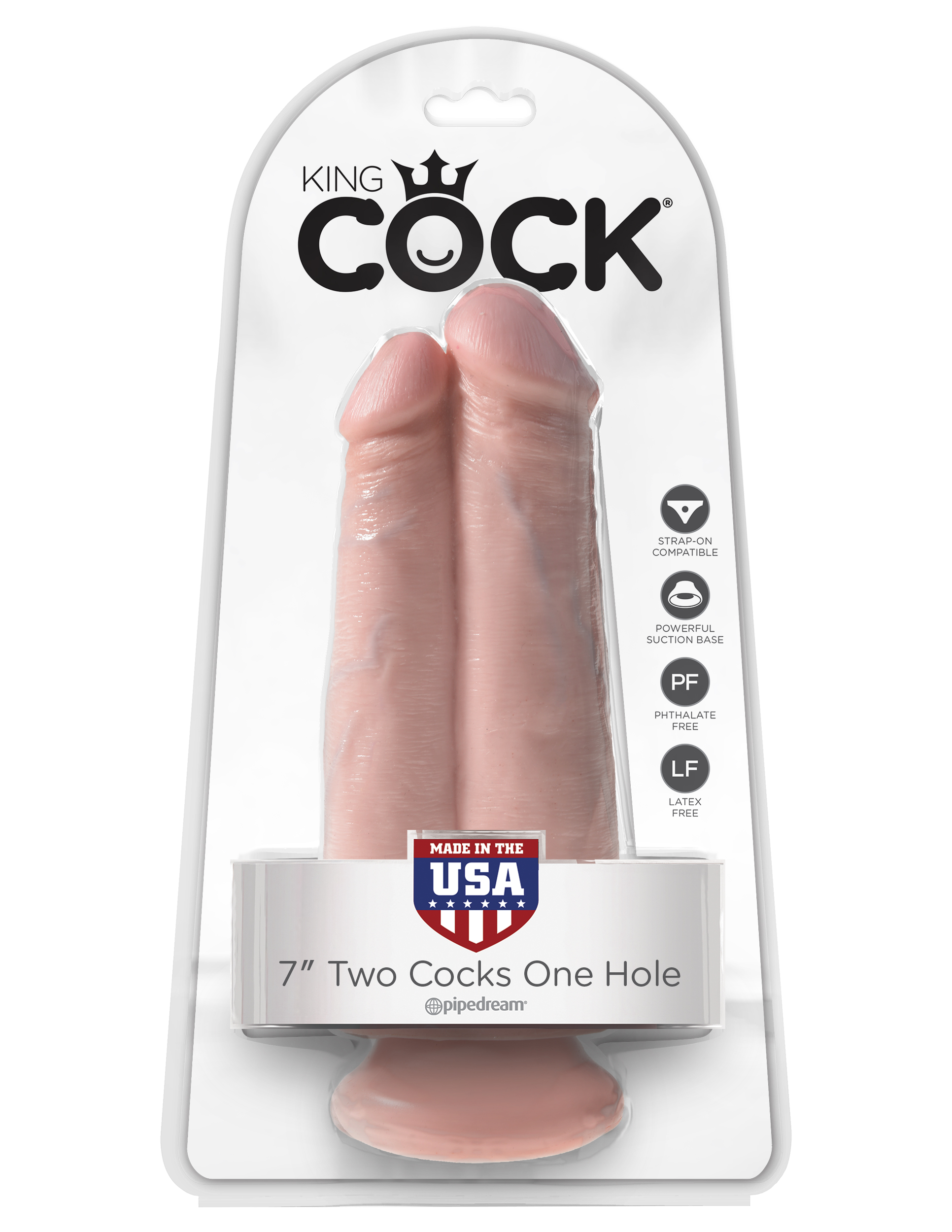 king cock  inch two cocks one hole light 