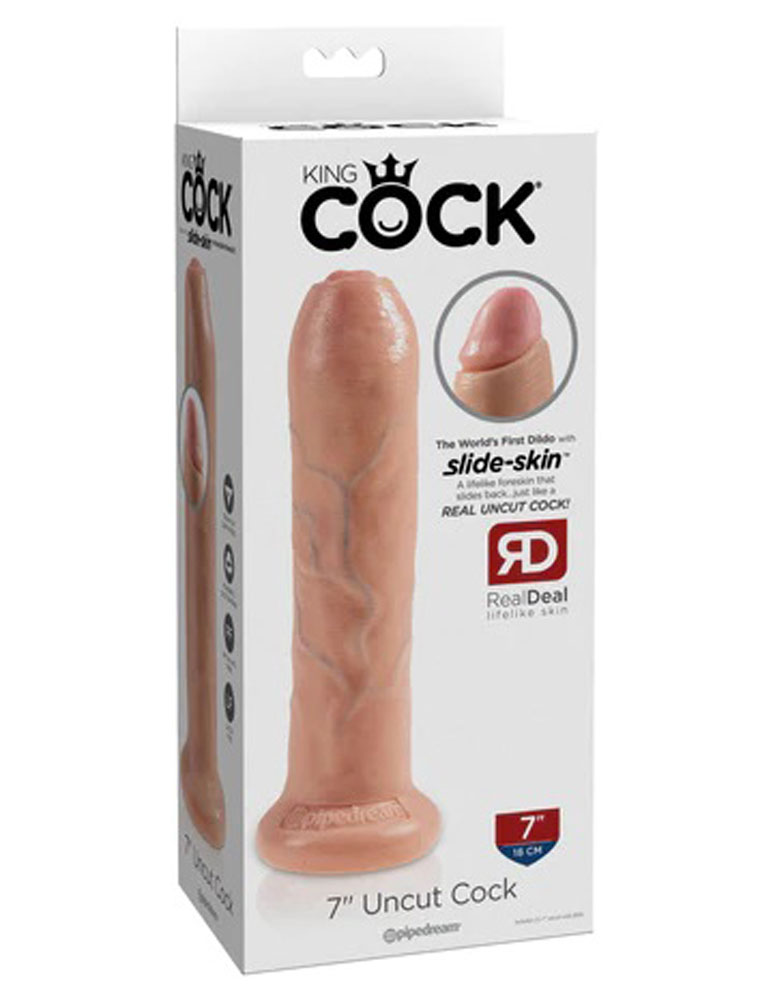 king cock  inch uncut flesh 