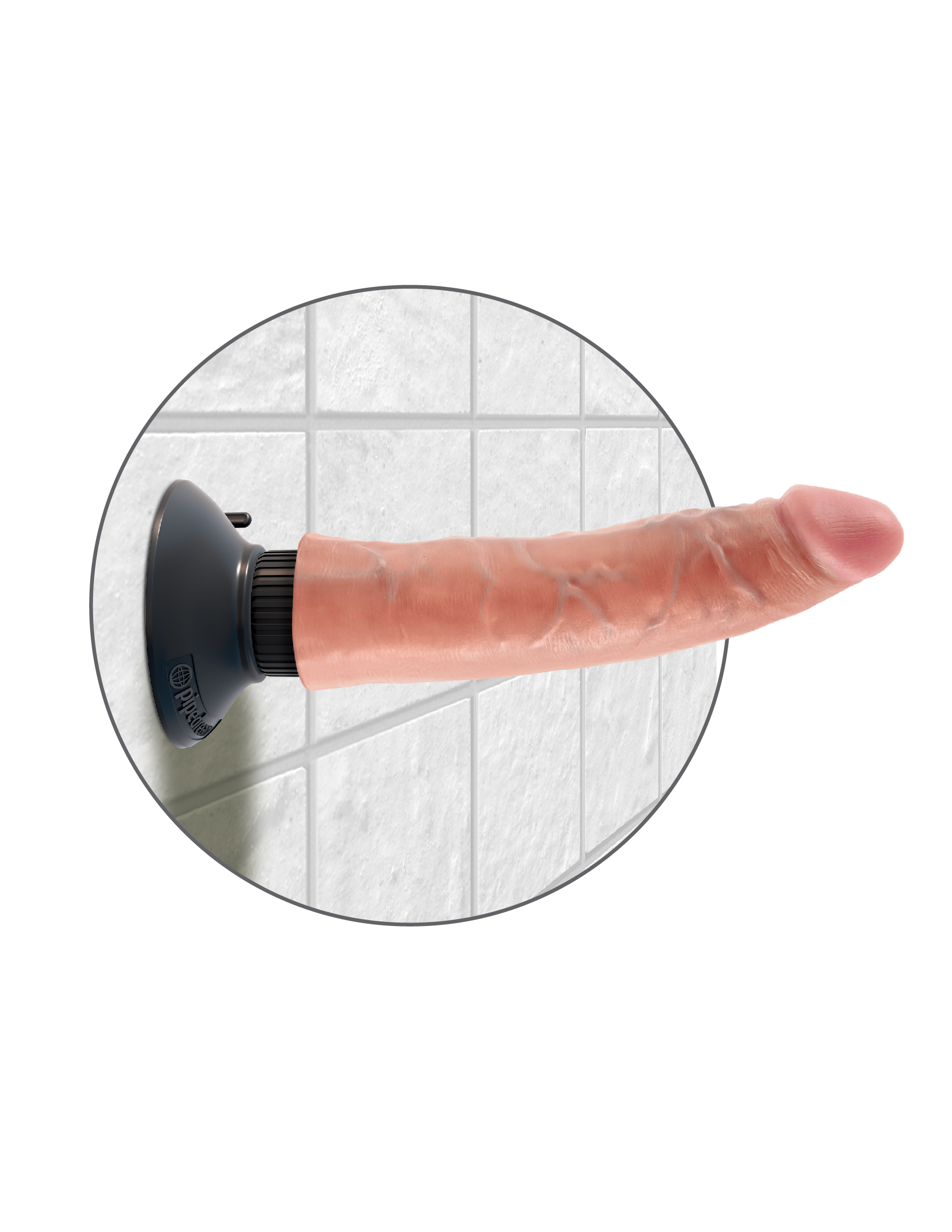 king cock  inch vibrating cock light 