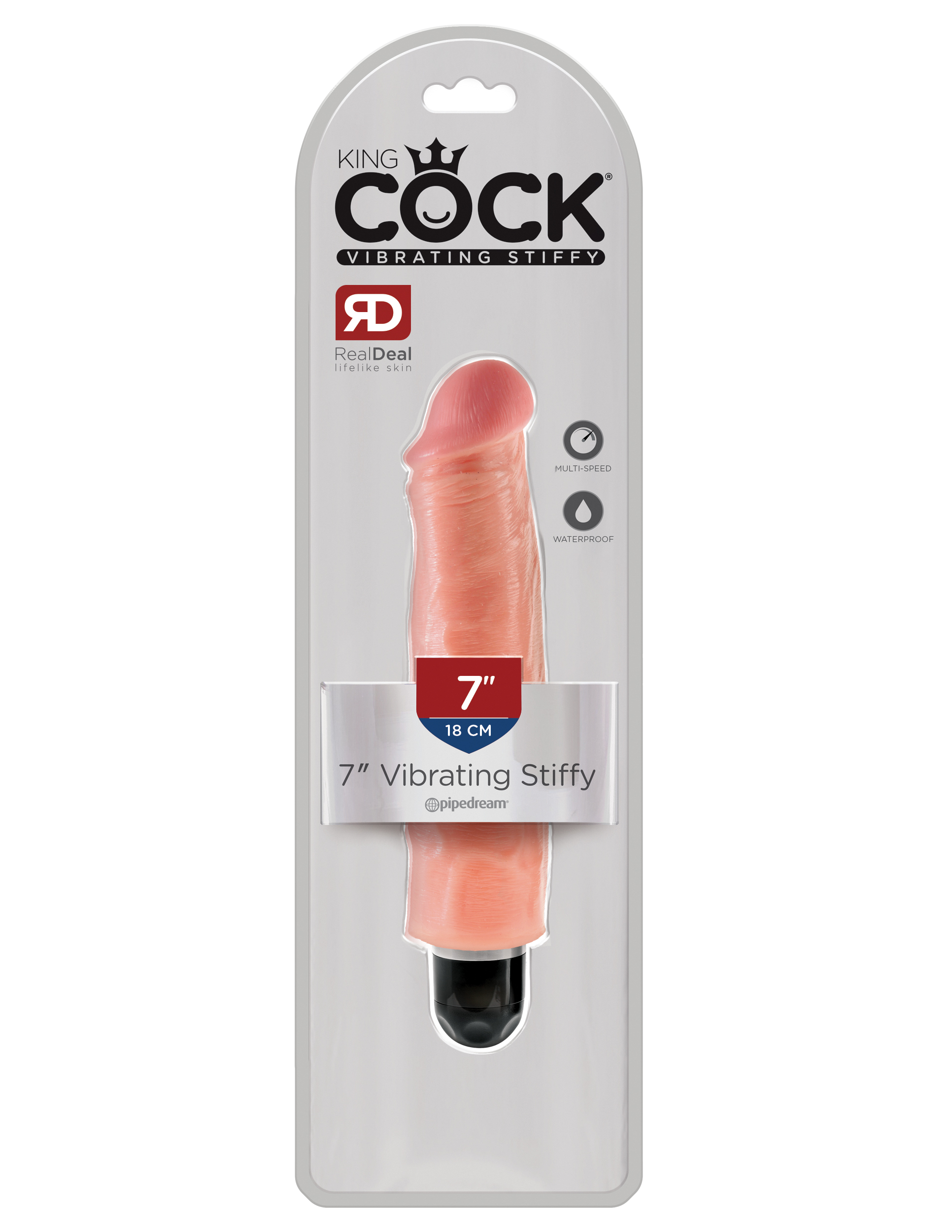 king cock  inch vibrating stiffy light 