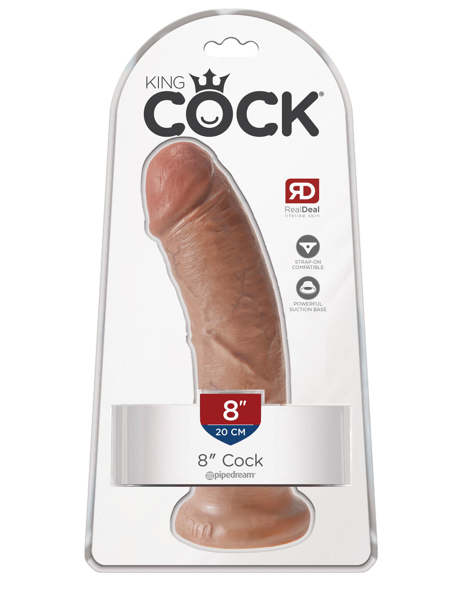 king cock  inch cock tan 