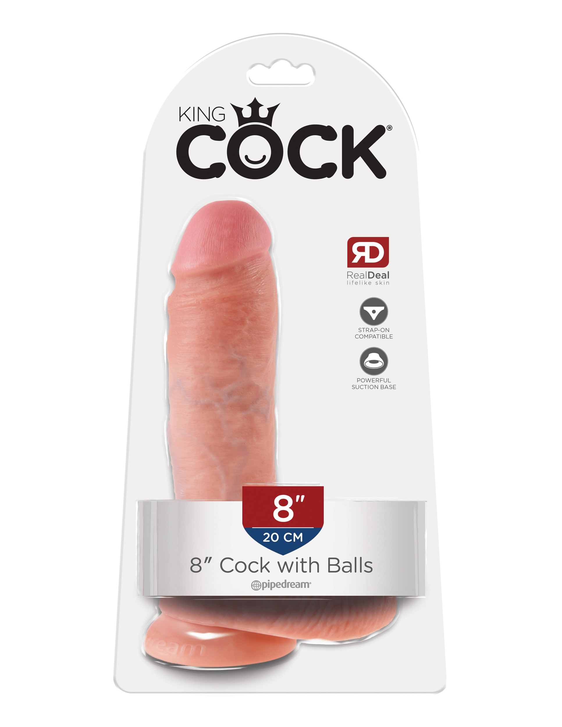 king cock  inch cock with balls flesh 