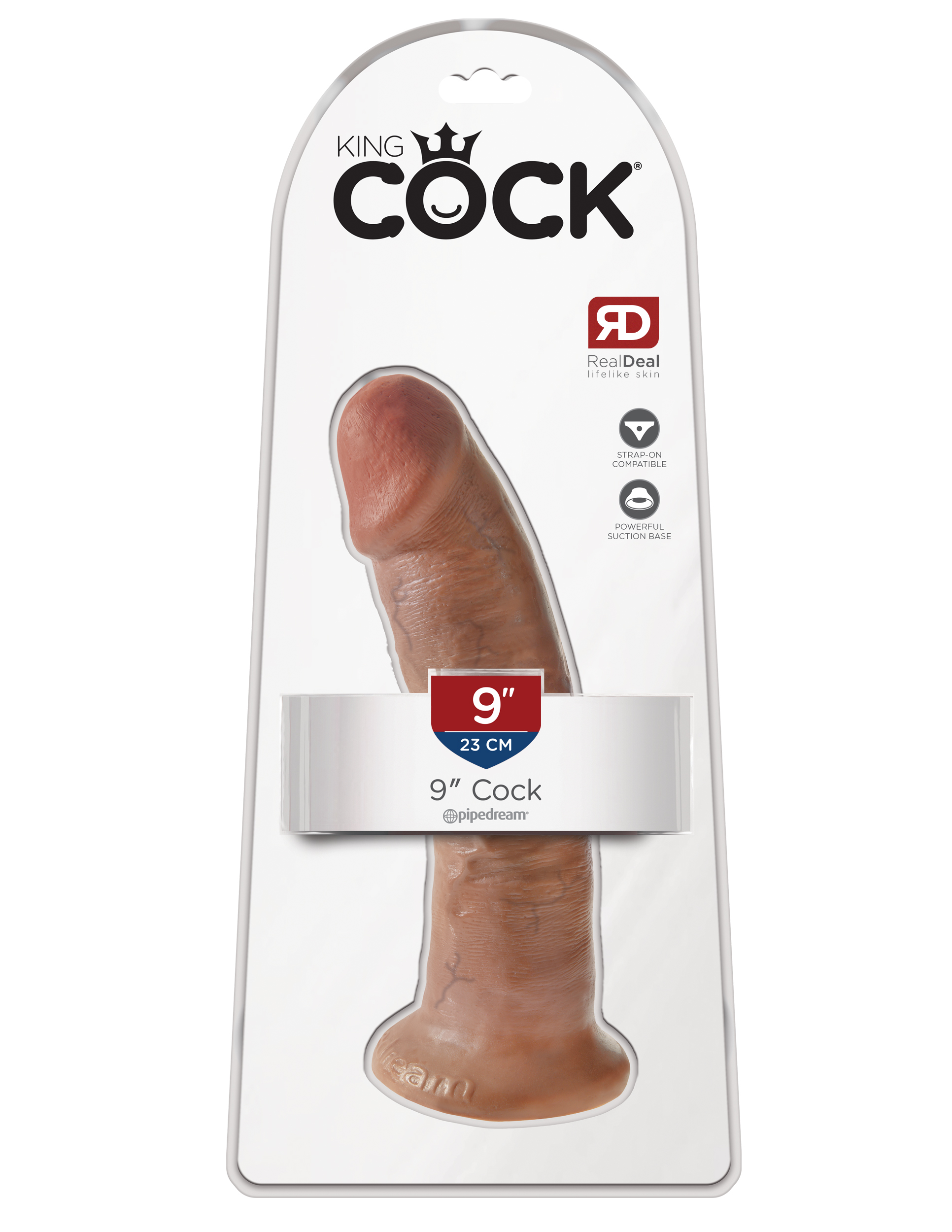 king cock  inch cock tan 