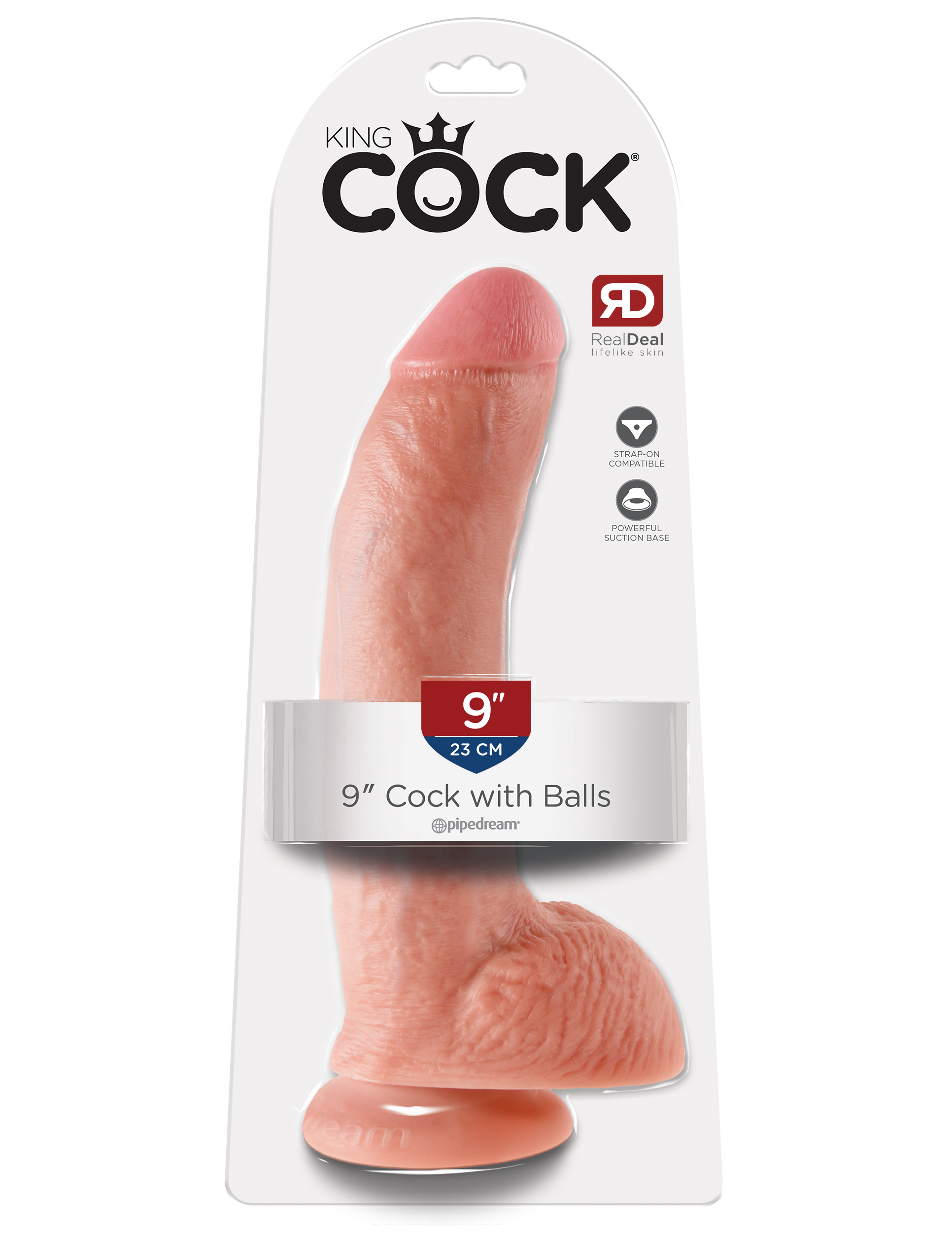 king cock  inch cock with balls flesh 