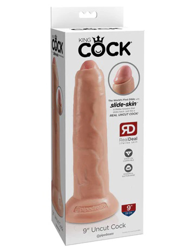 king cock  inch uncut flesh 