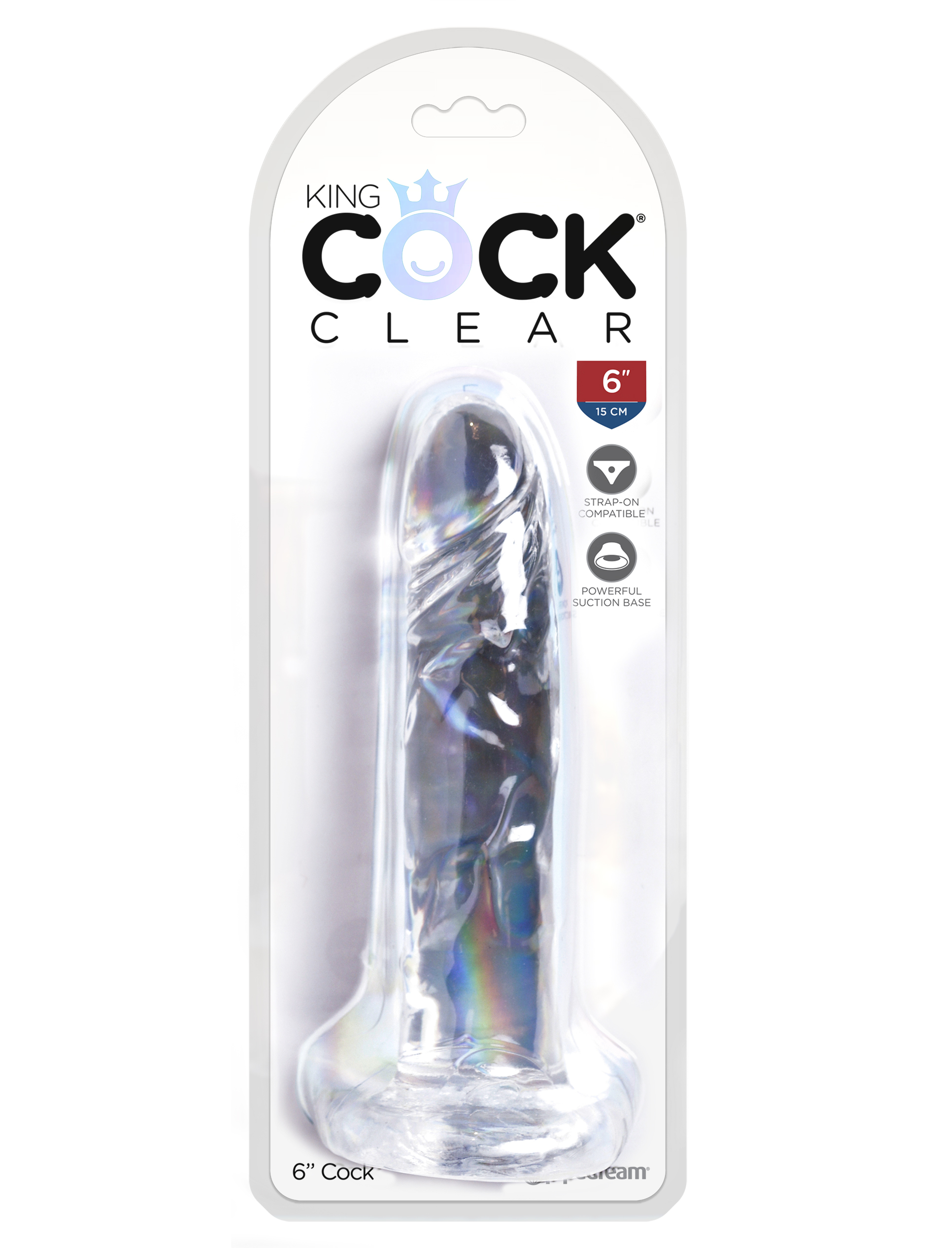 king cock clear  inch cock 