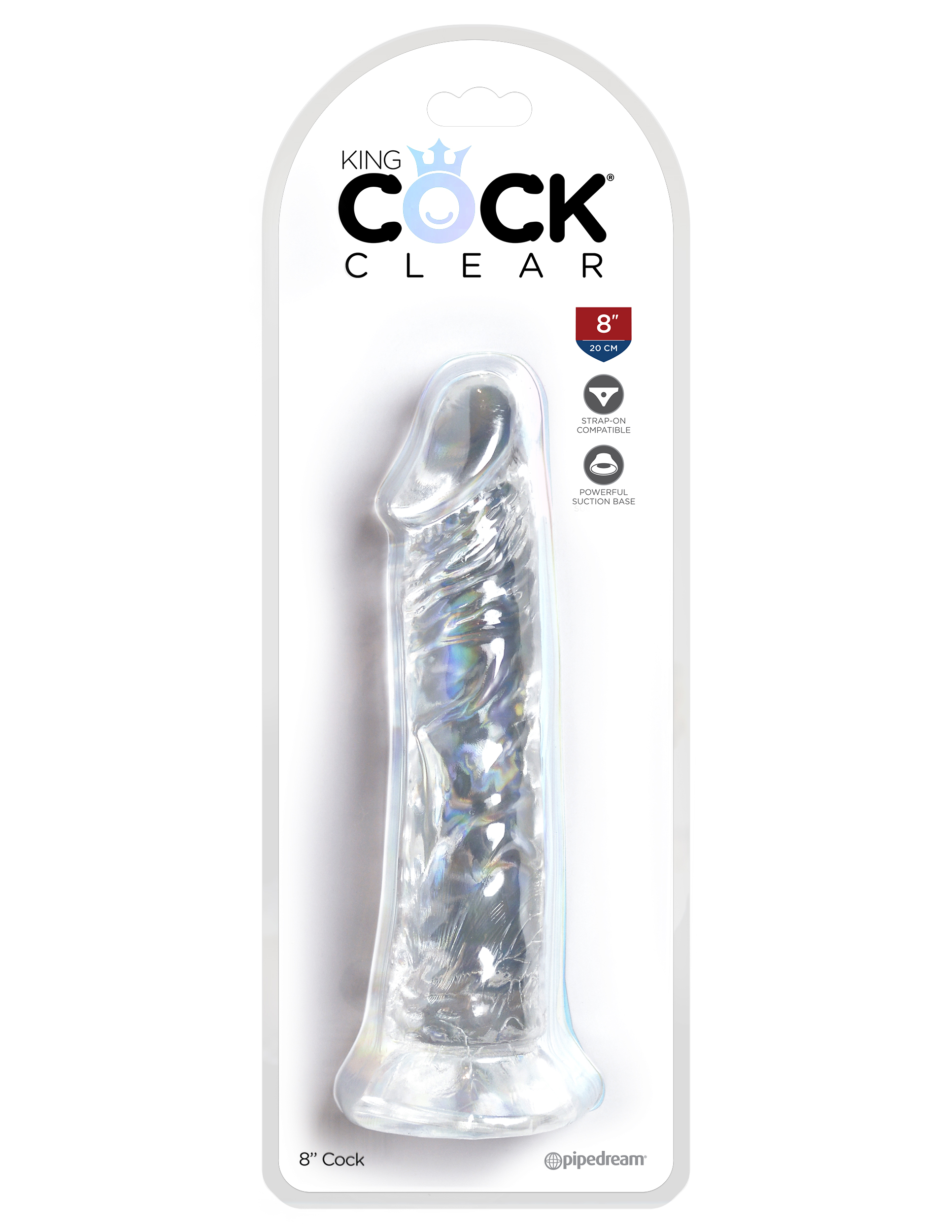 king cock clear  inch cock 