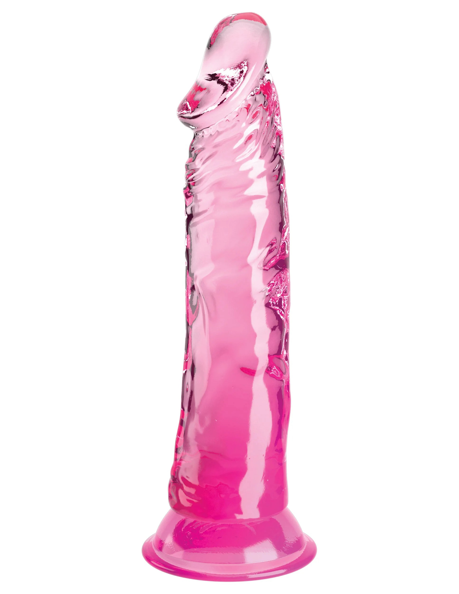 king cock clear  inch pink 