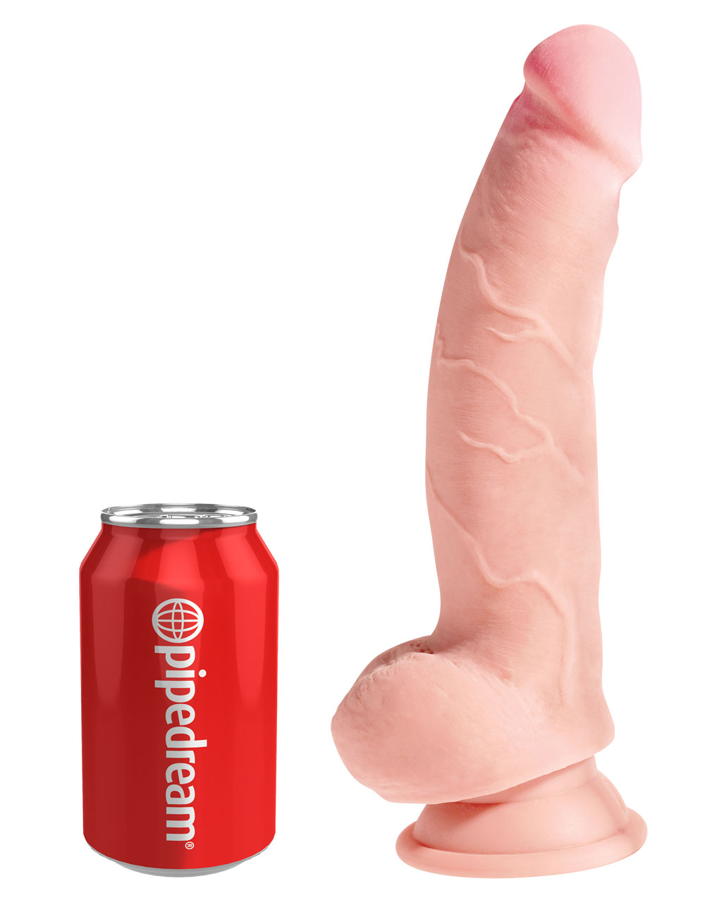 king cock plus triple density  inch cock with balls flesh 