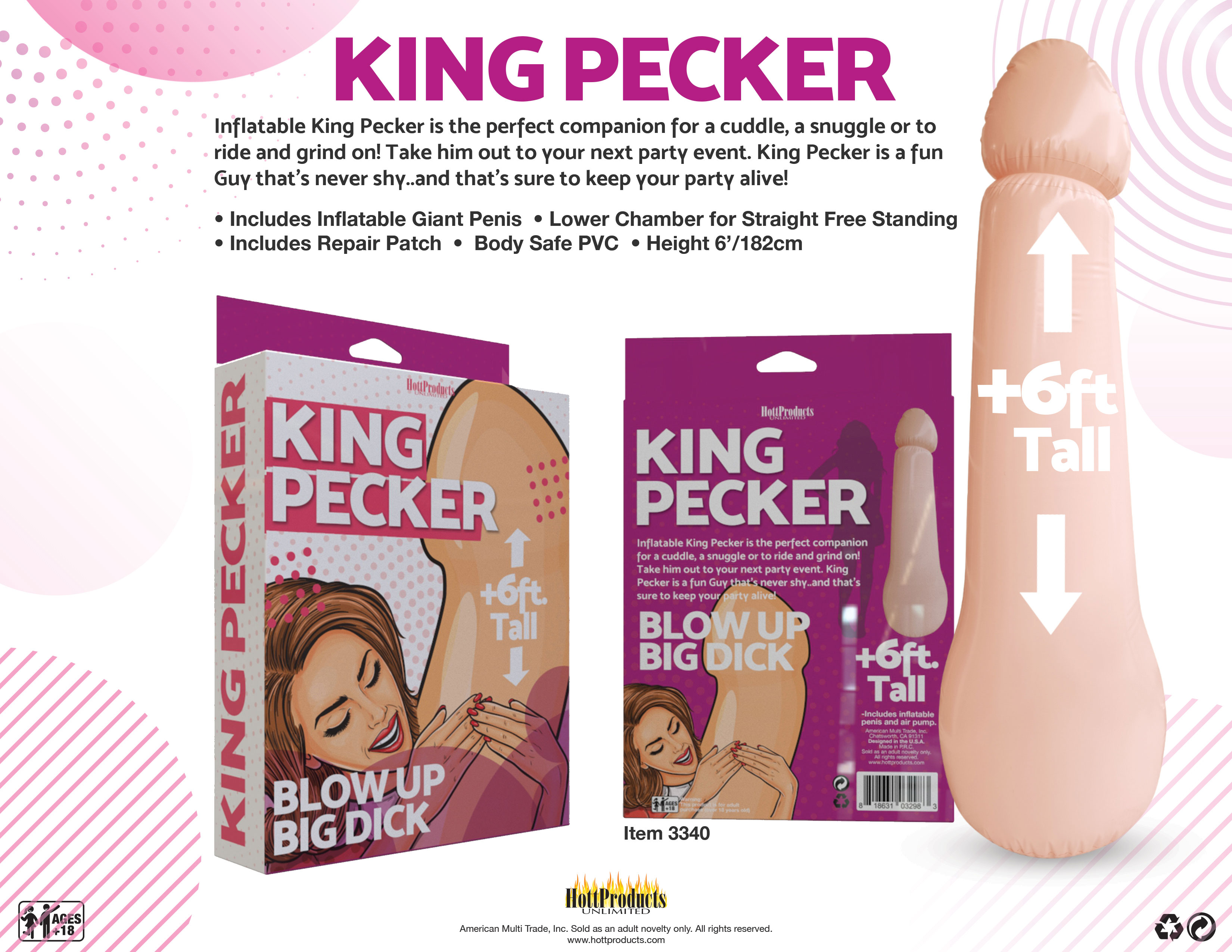 king pecker   foot giant inflatable penis 