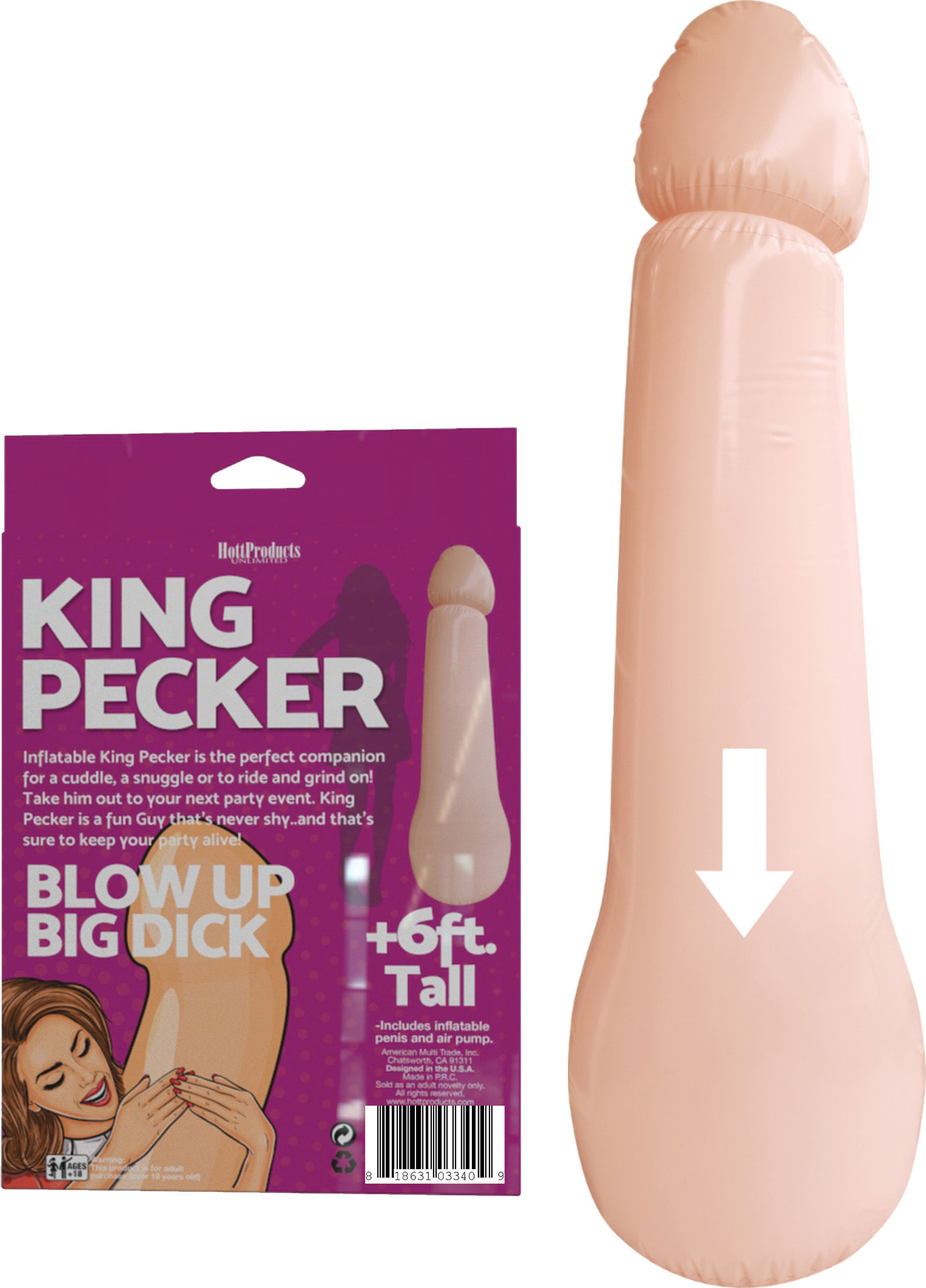 king pecker   foot giant inflatable penis 