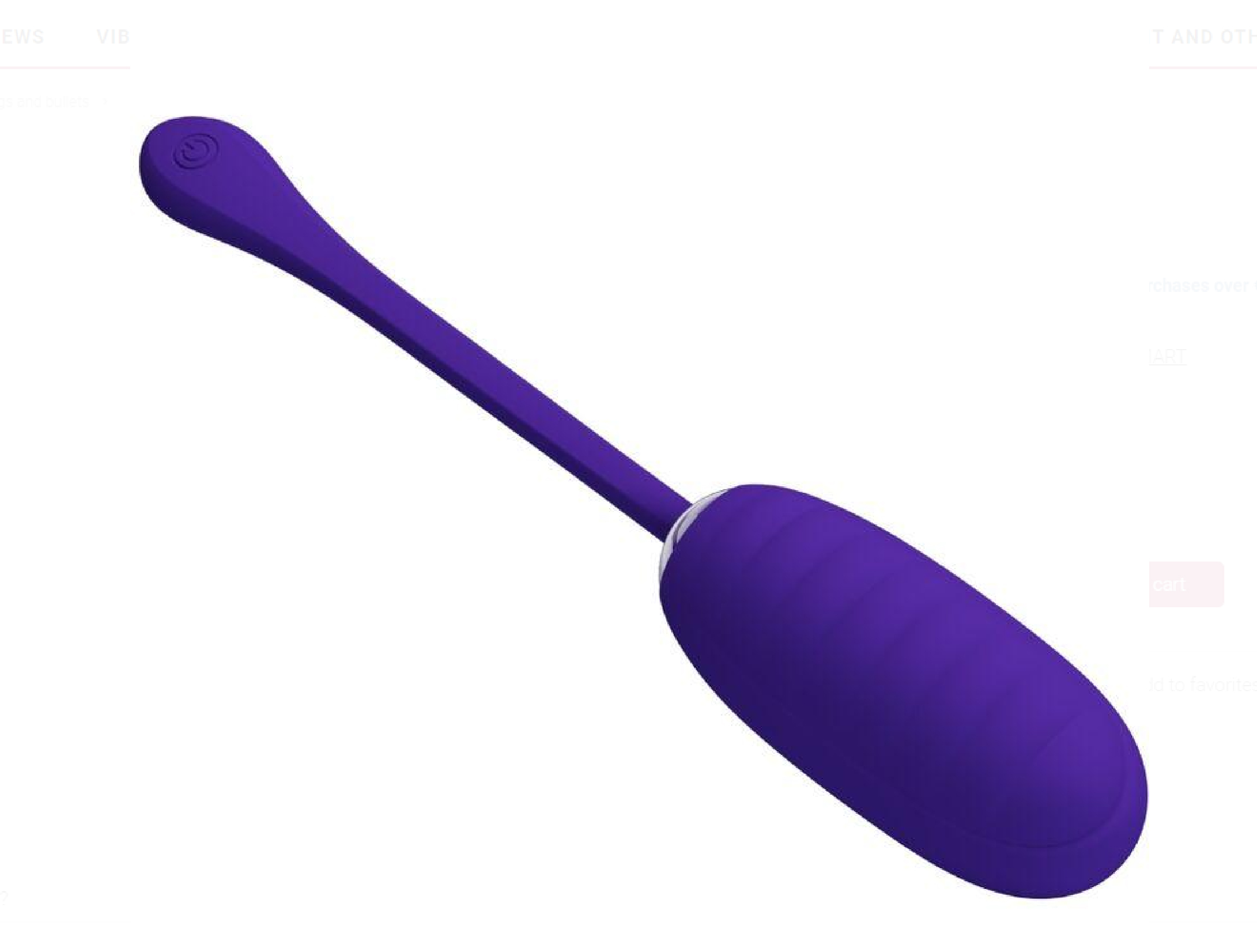 kirk rechargeable vibrating egg purple 