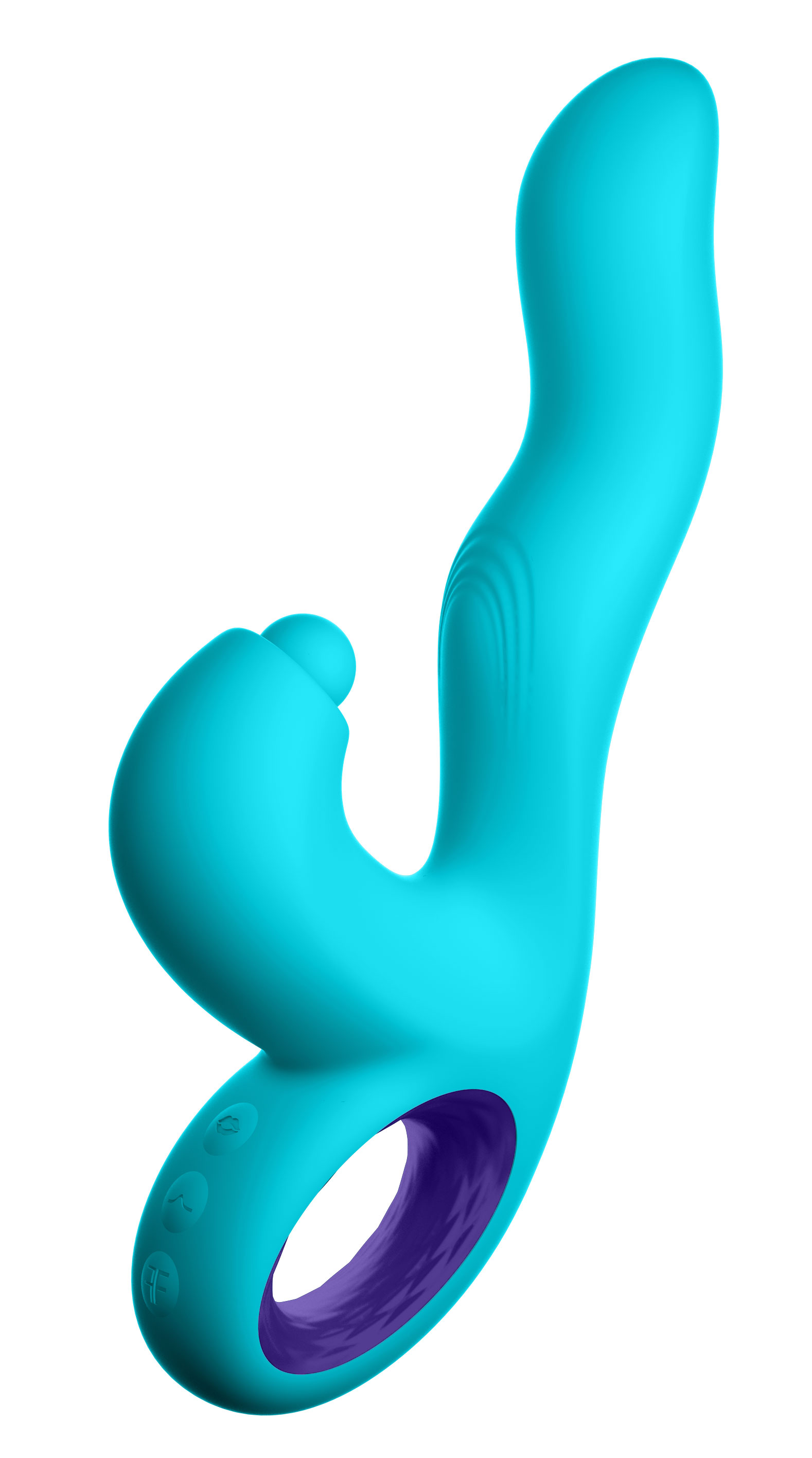 klio triple action thumping rabbit vibrator  turquoise 