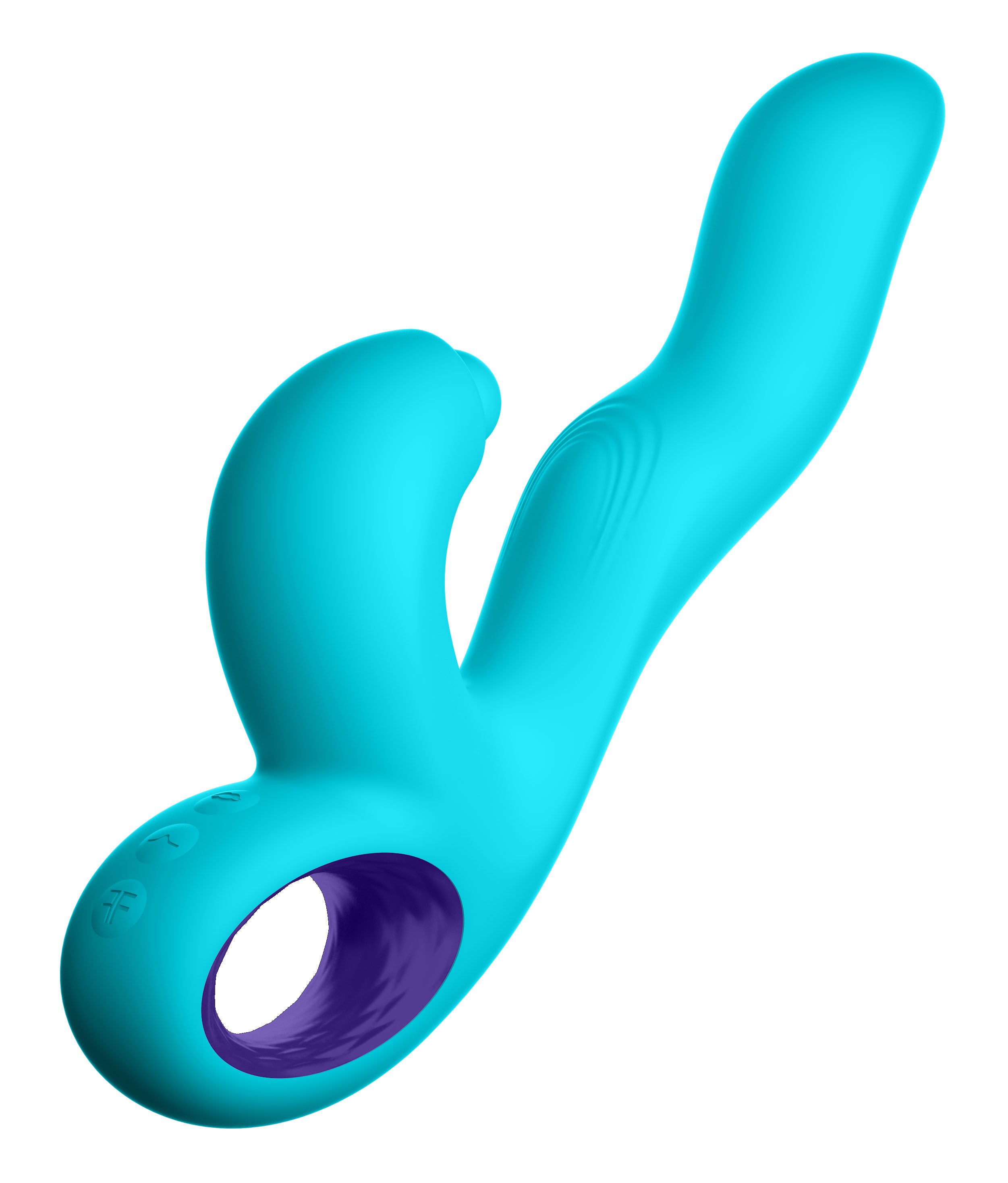 klio triple action thumping rabbit vibrator  turquoise 