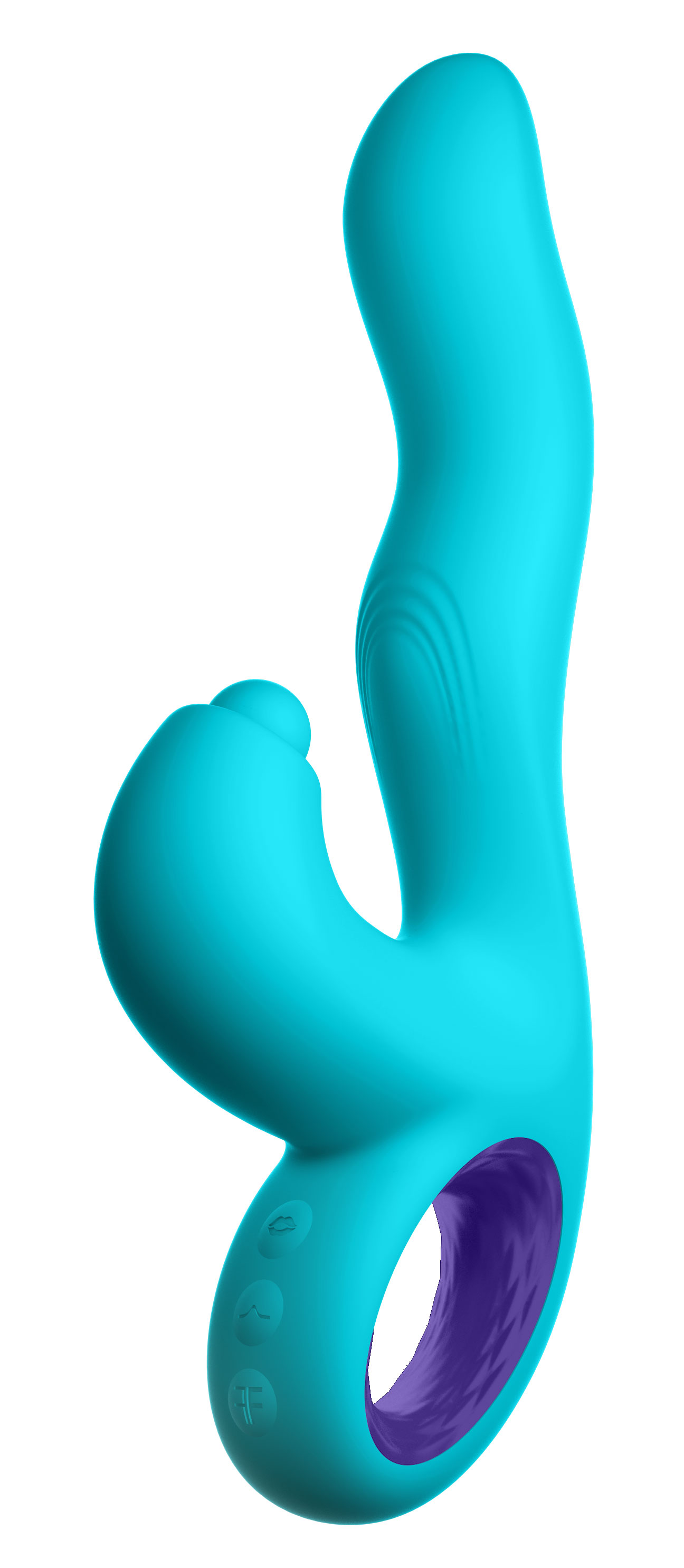 klio triple action thumping rabbit vibrator  turquoise 