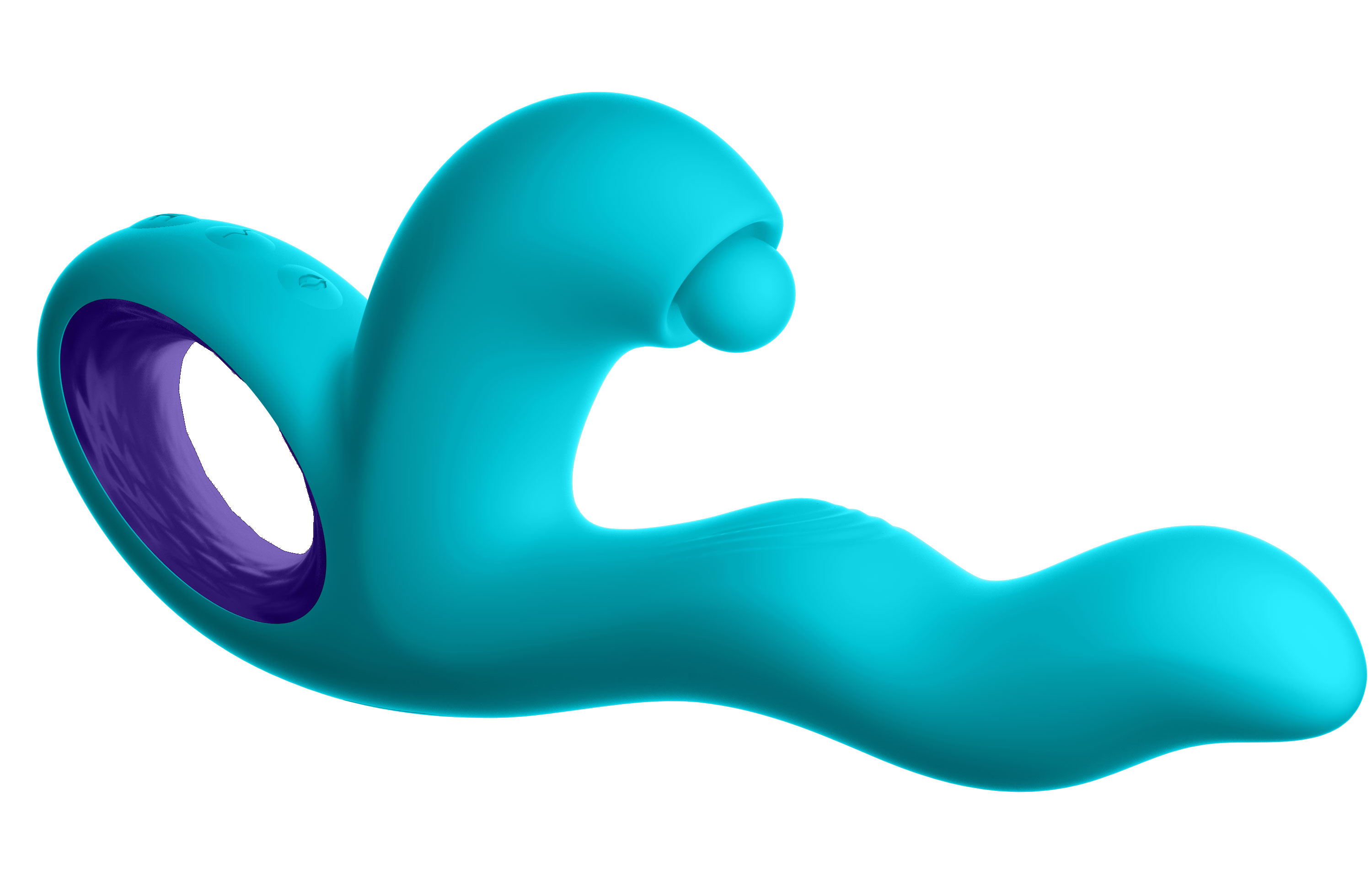 klio triple action thumping rabbit vibrator  turquoise 